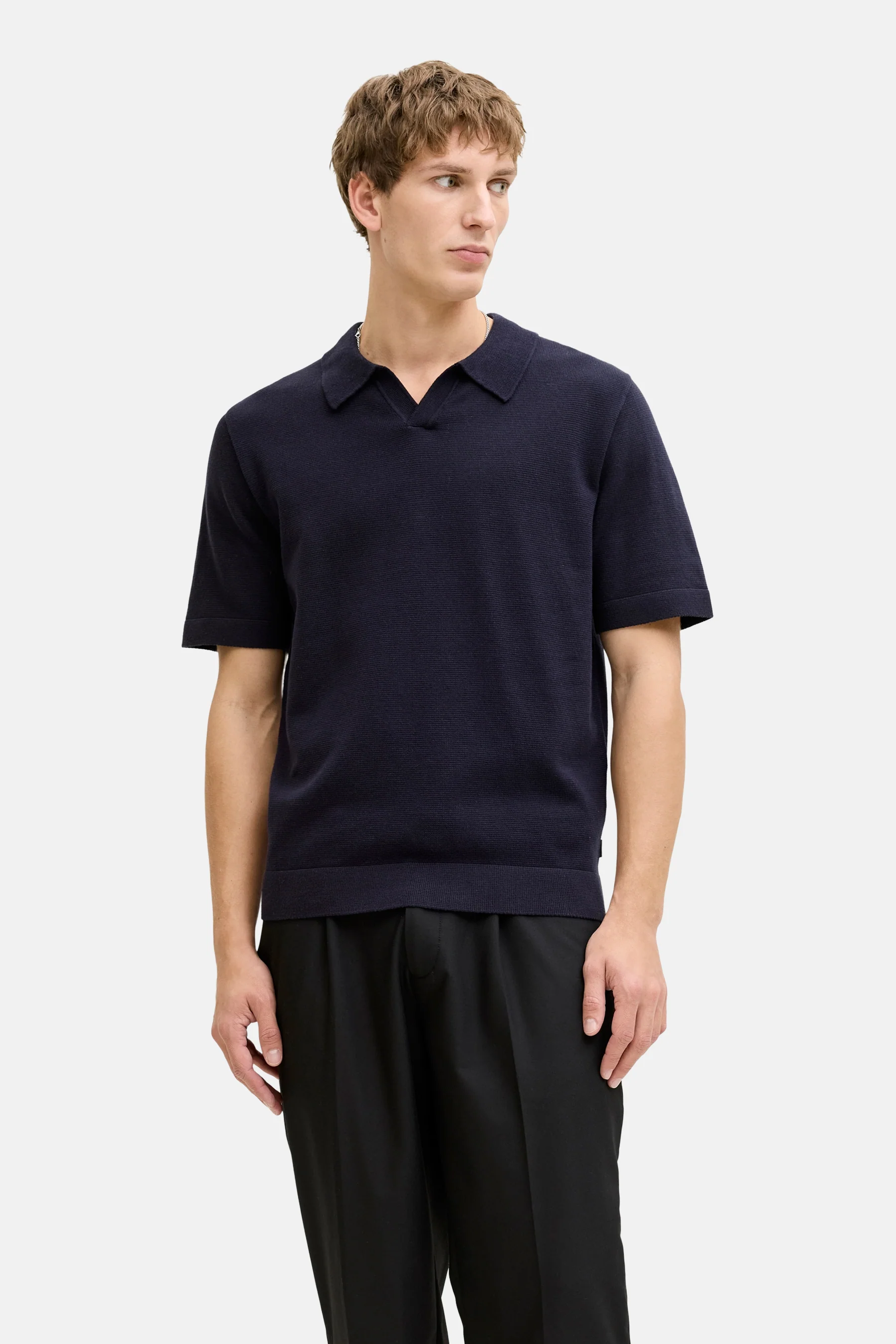 Polo met korte mouwen - blauw