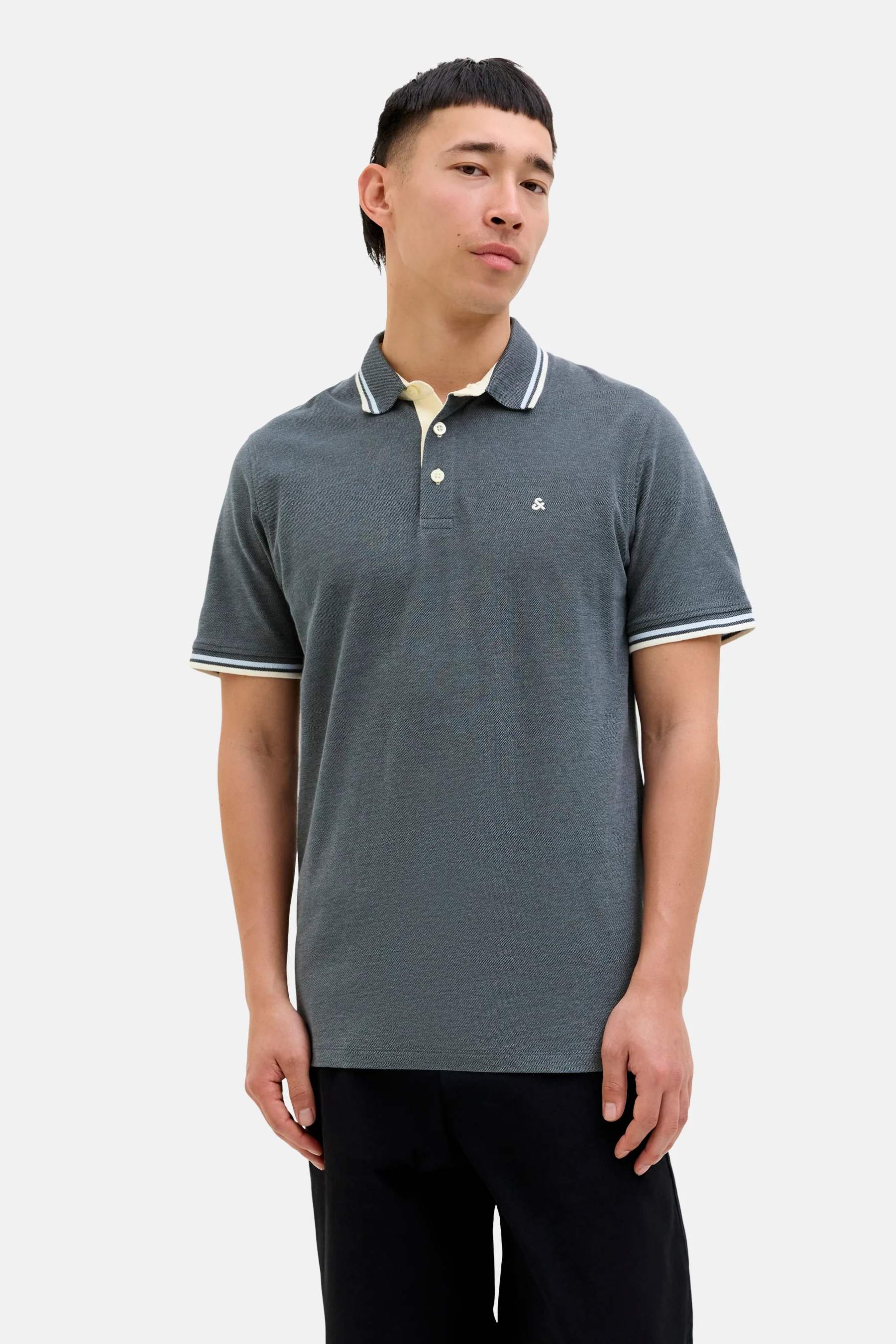 Polo met korte mouwen - Grijs
