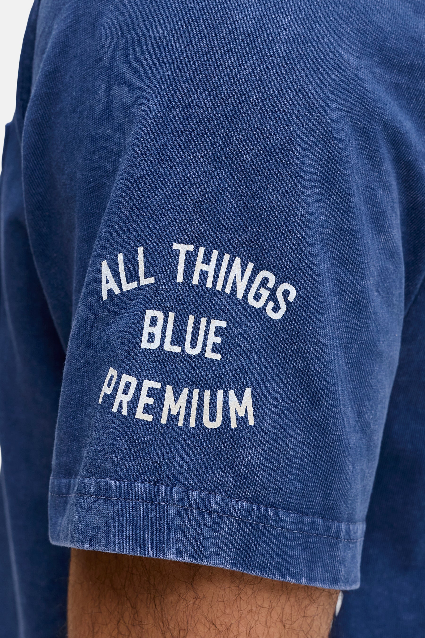 T-shirt met korte mouwen - blauw - Image 5