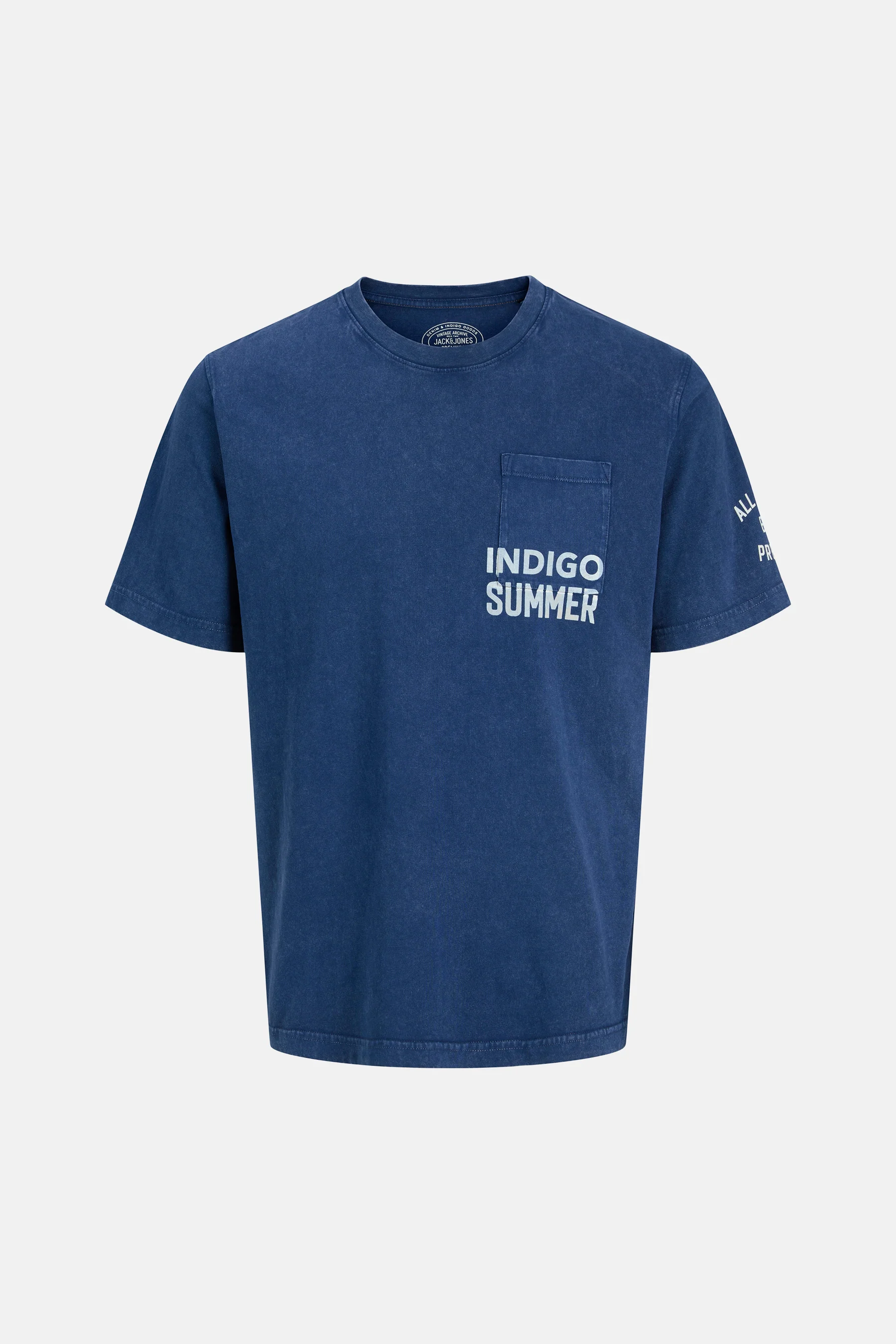 T-shirt met korte mouwen - blauw - Image 7