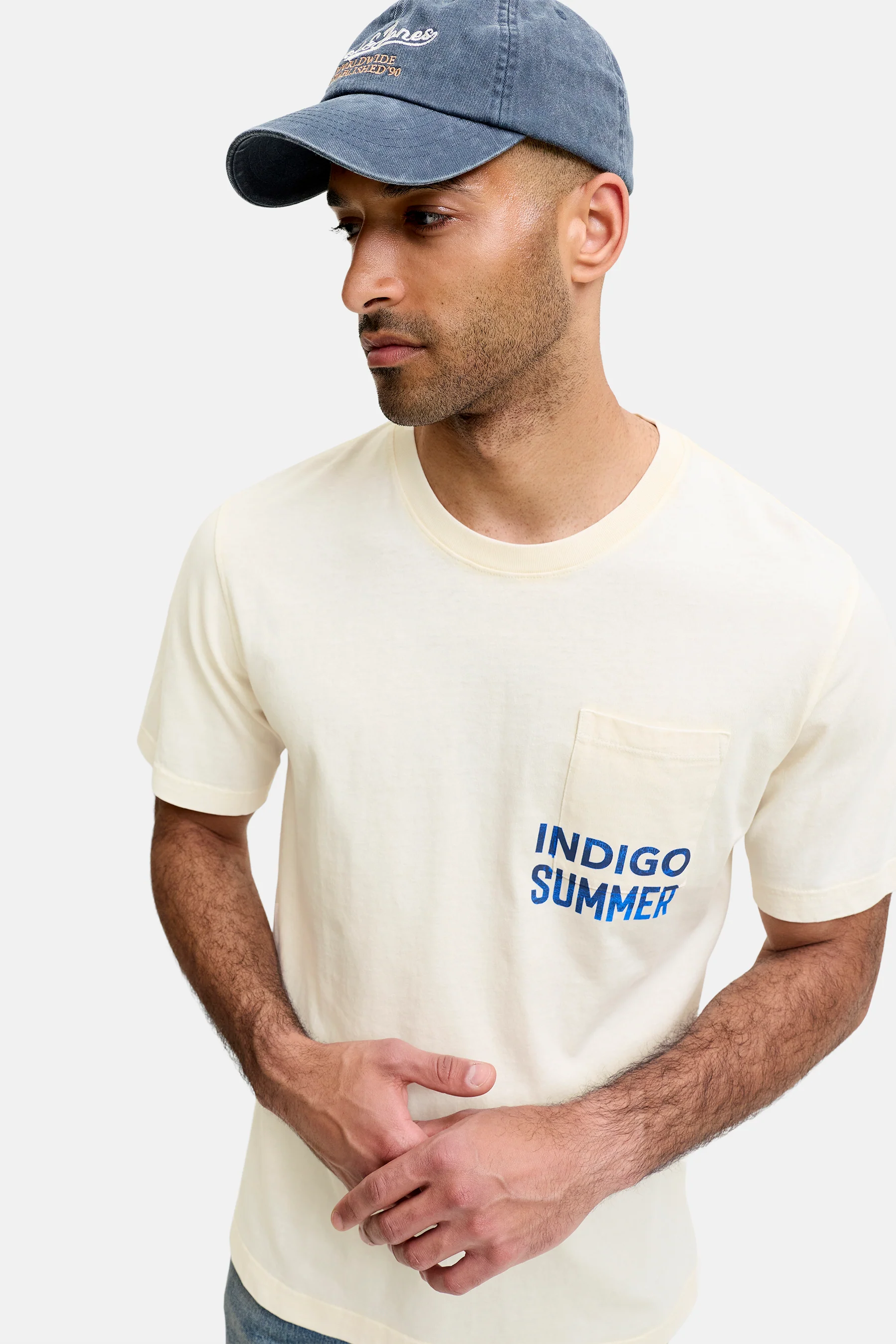T-shirt met korte mouwen - ecru - Image 6