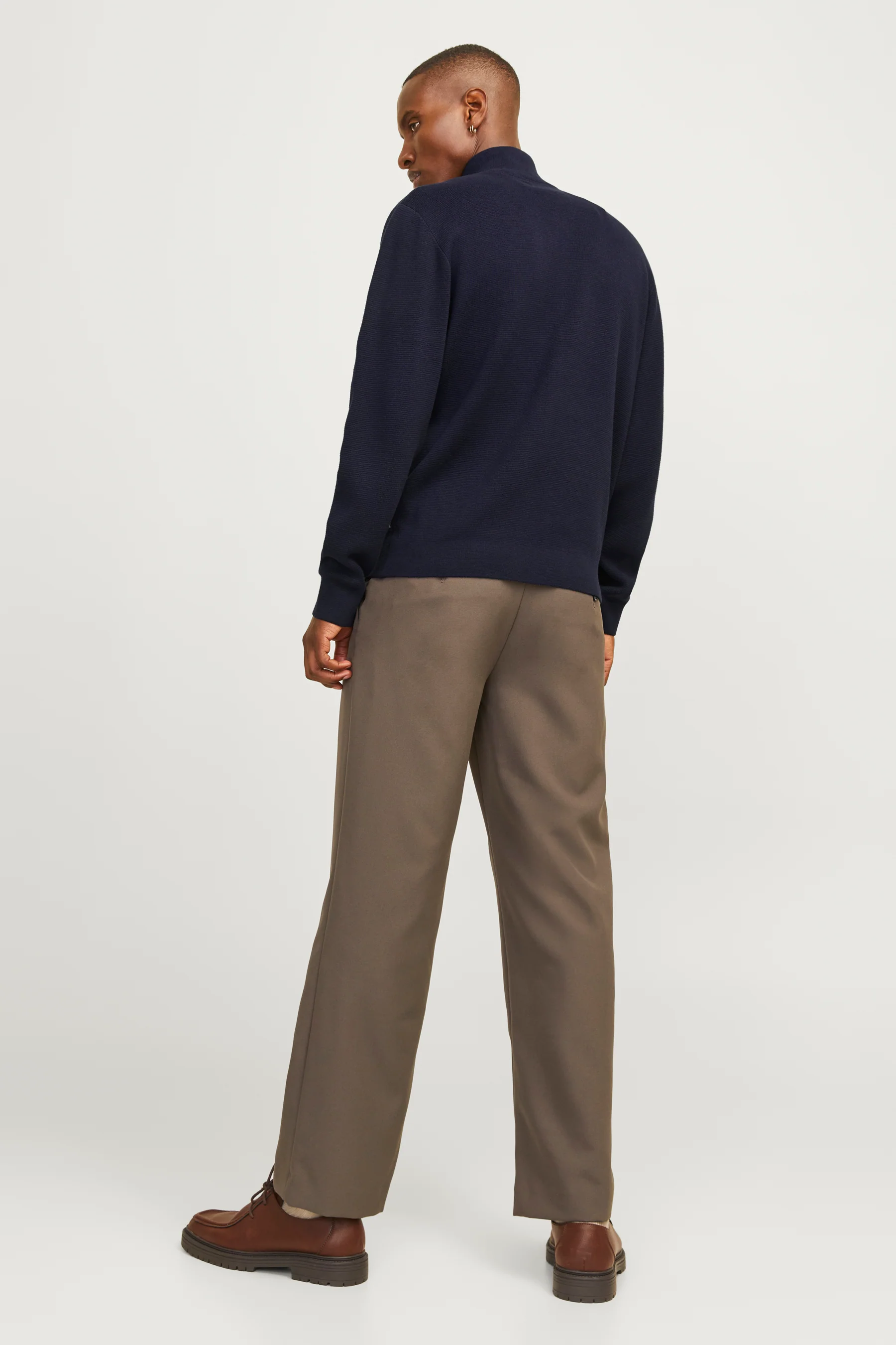 Pull met rolkraag - blauw - Image 3