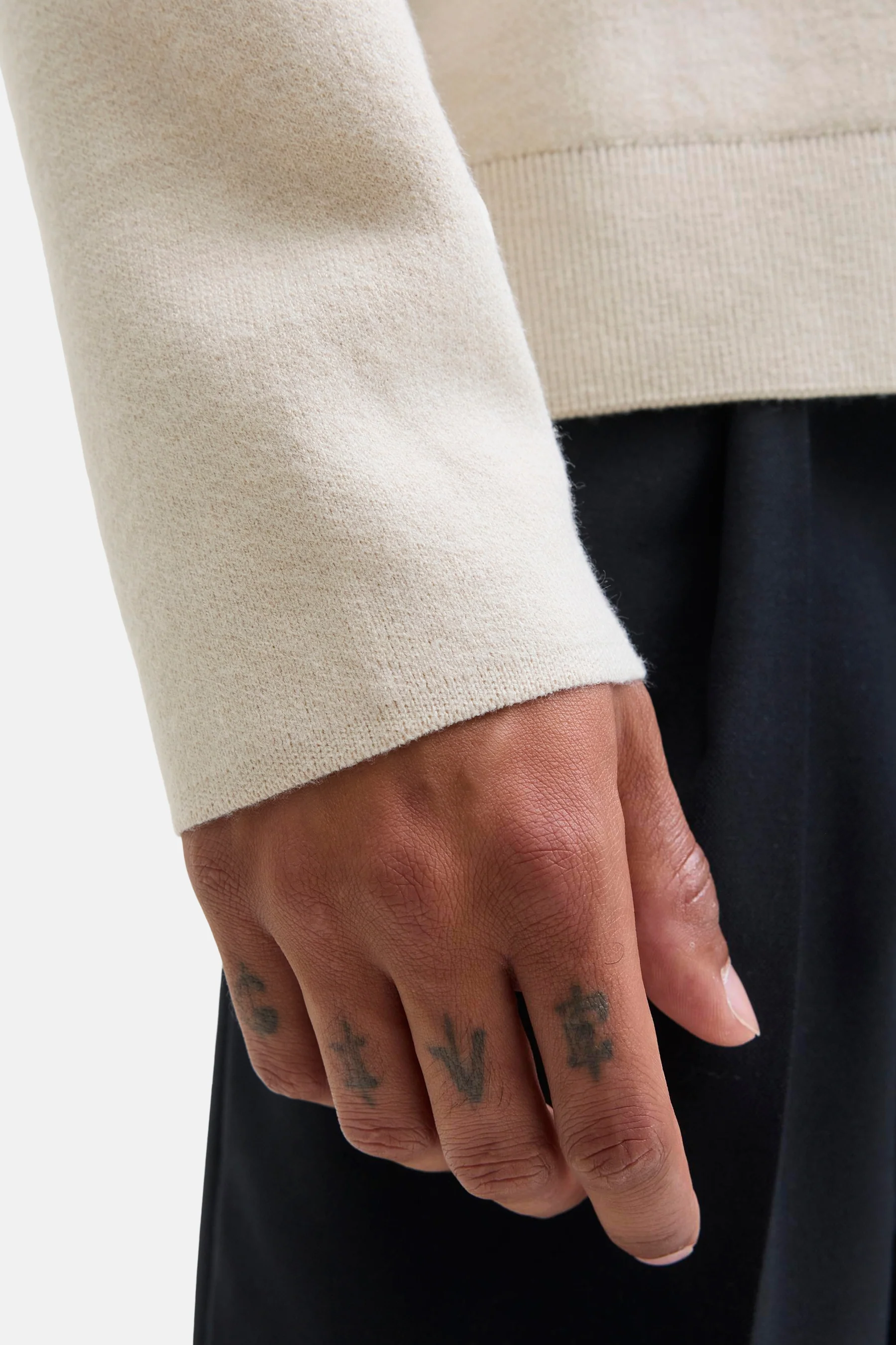Trui met ronde hals beige - PREMIUM by JACK & JONES - Image 5