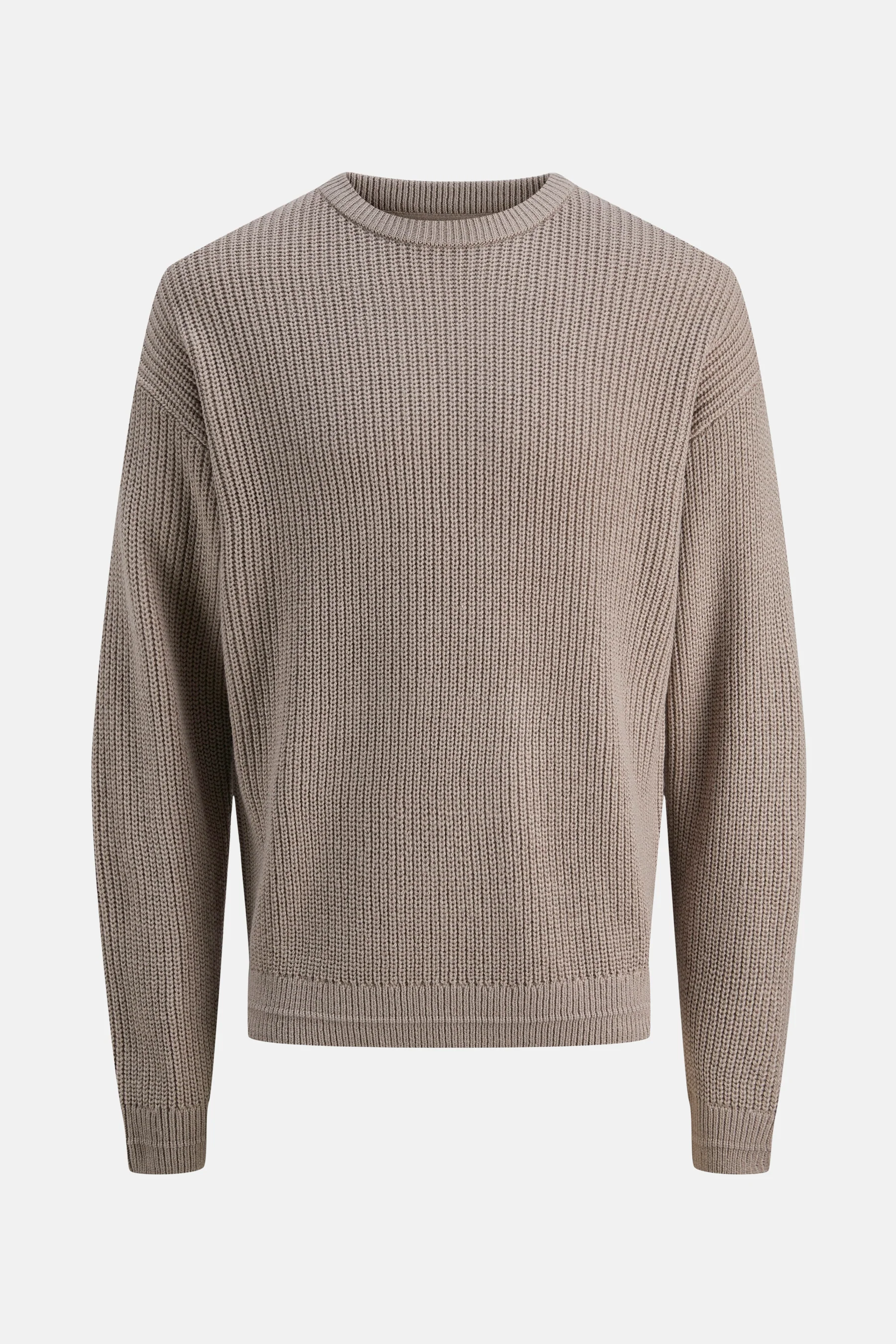 Pull met ronde hals - beige - Image 7
