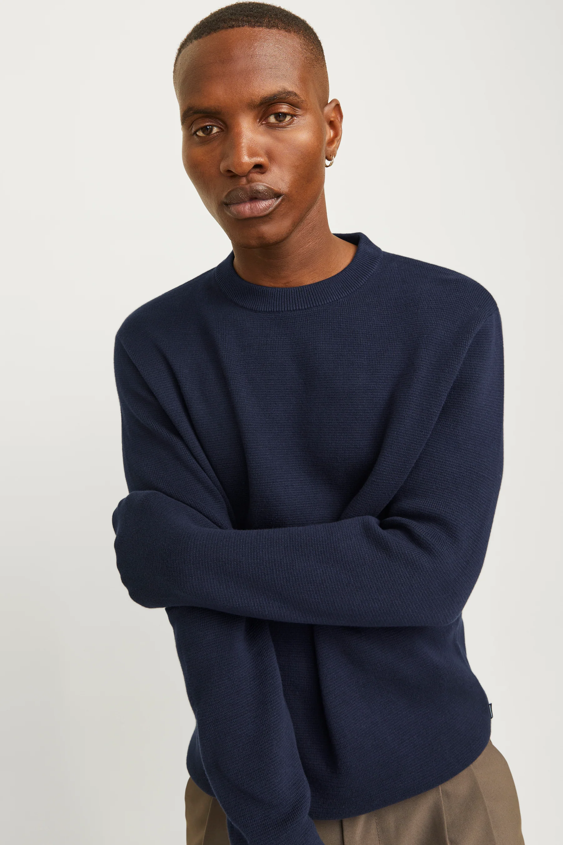 Pull met ronde hals - blauw - Image 6