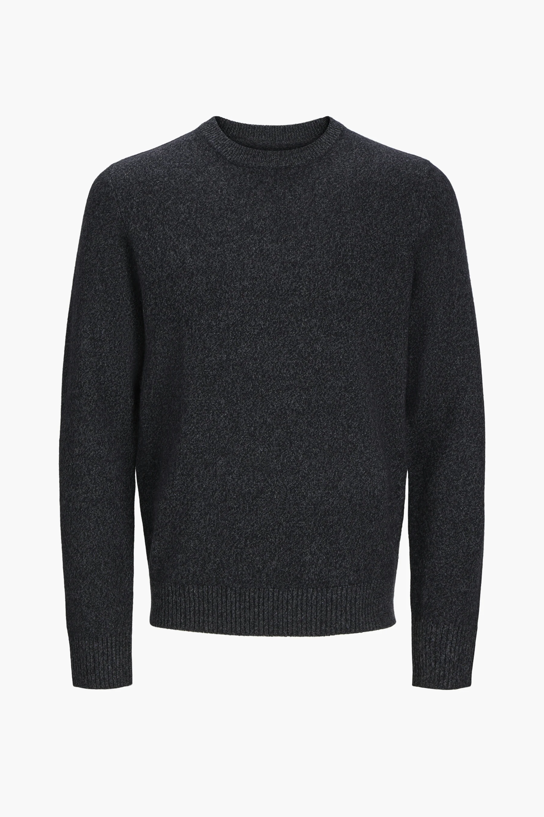Pull met ronde hals - zwart