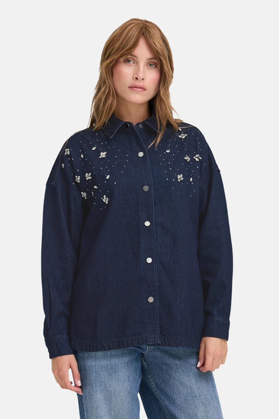 Jeanshemd - dark blue denim