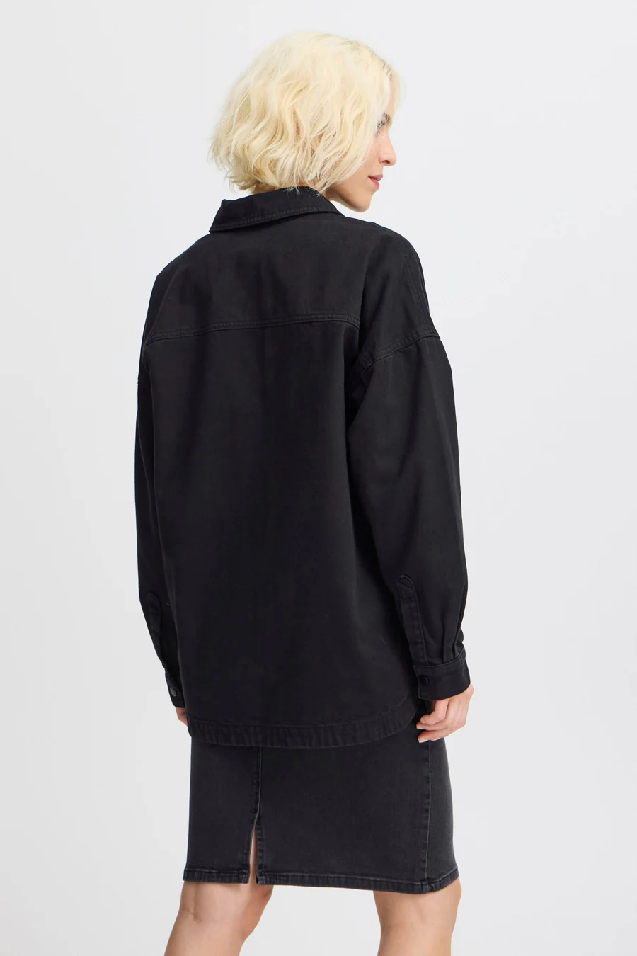 Jeanshemd - zwart - Image 3