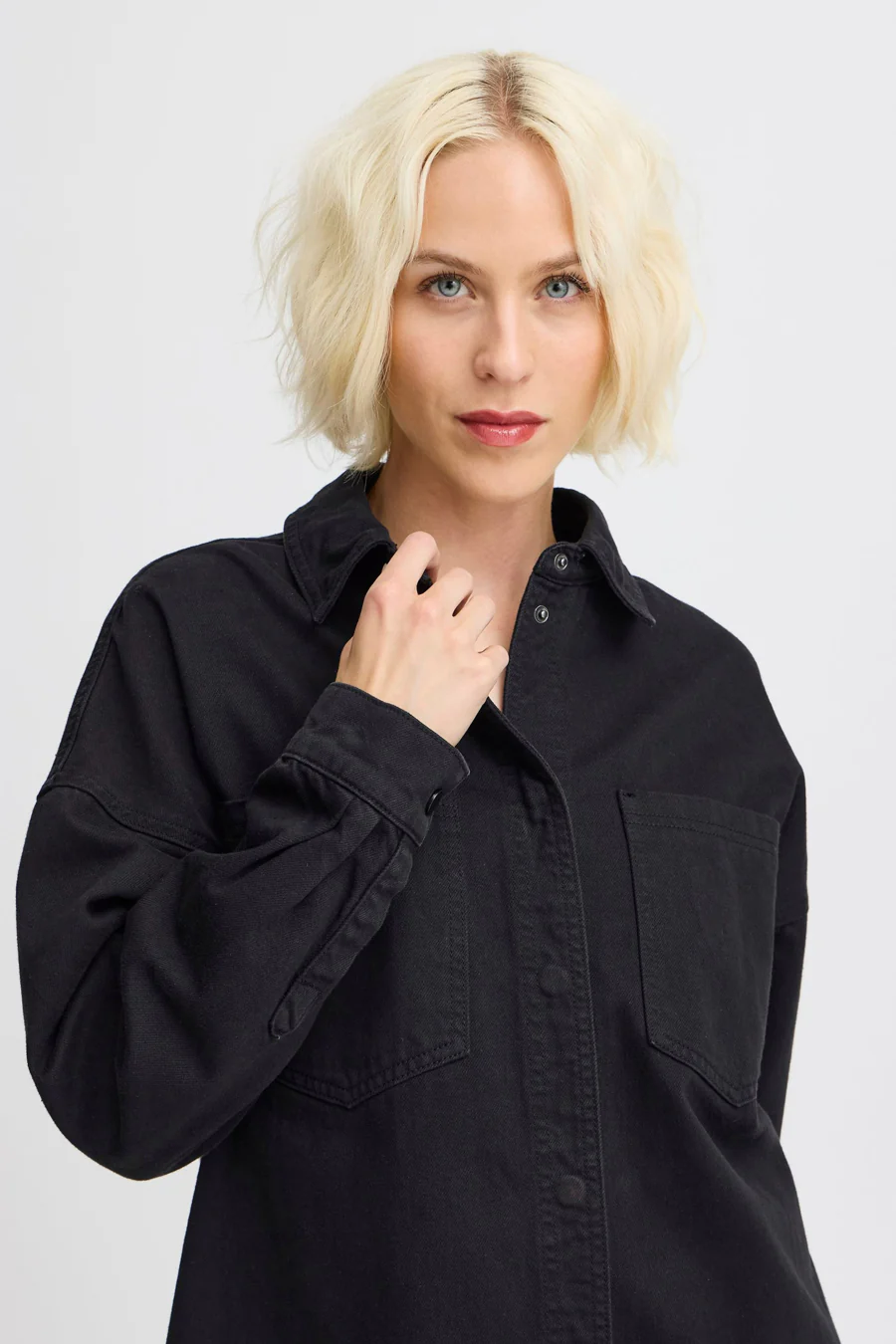 Jeanshemd - zwart - Image 4