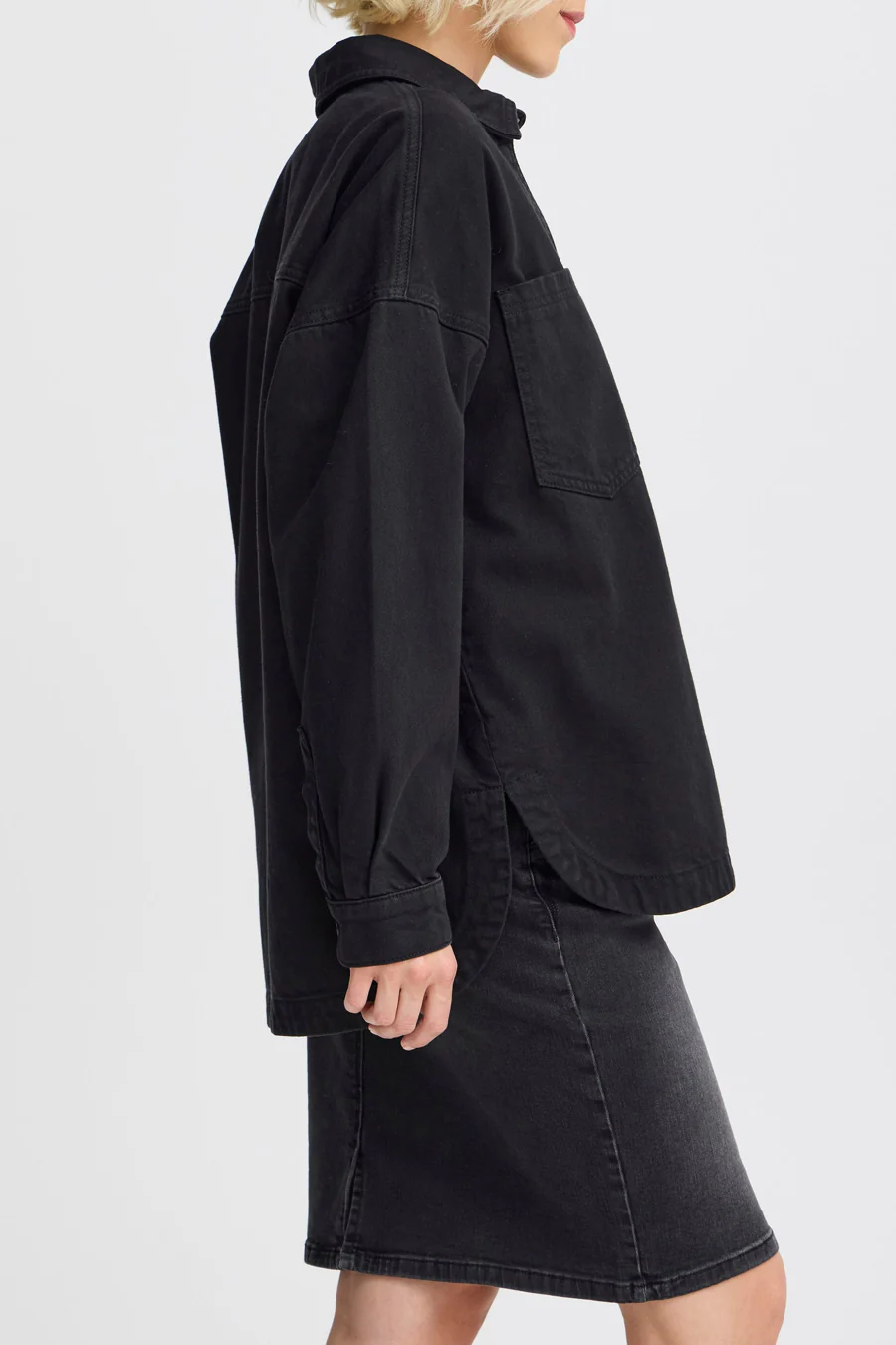 Jeanshemd - zwart - Image 5