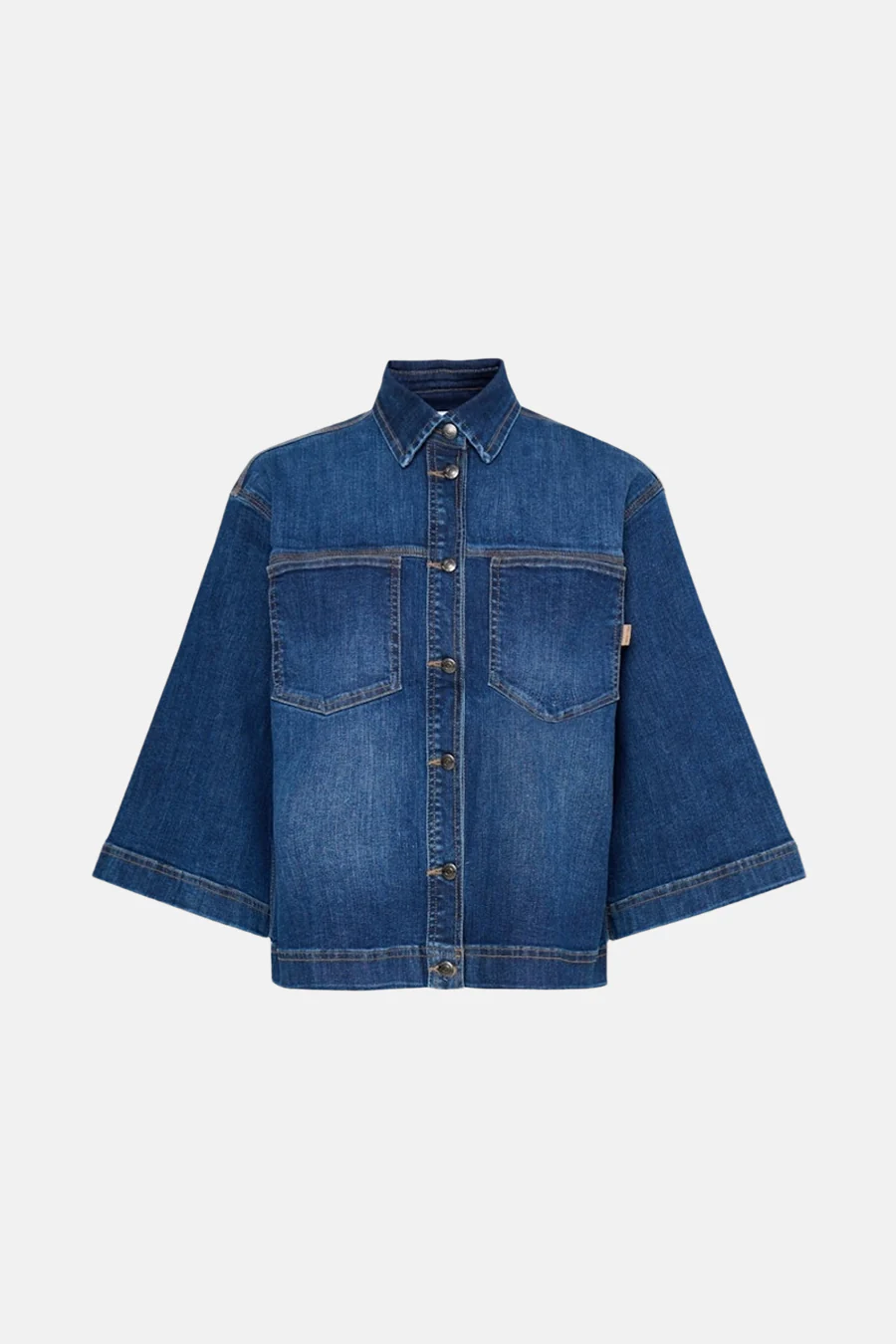 Jassen dark blue denim - PULZ - Image 4