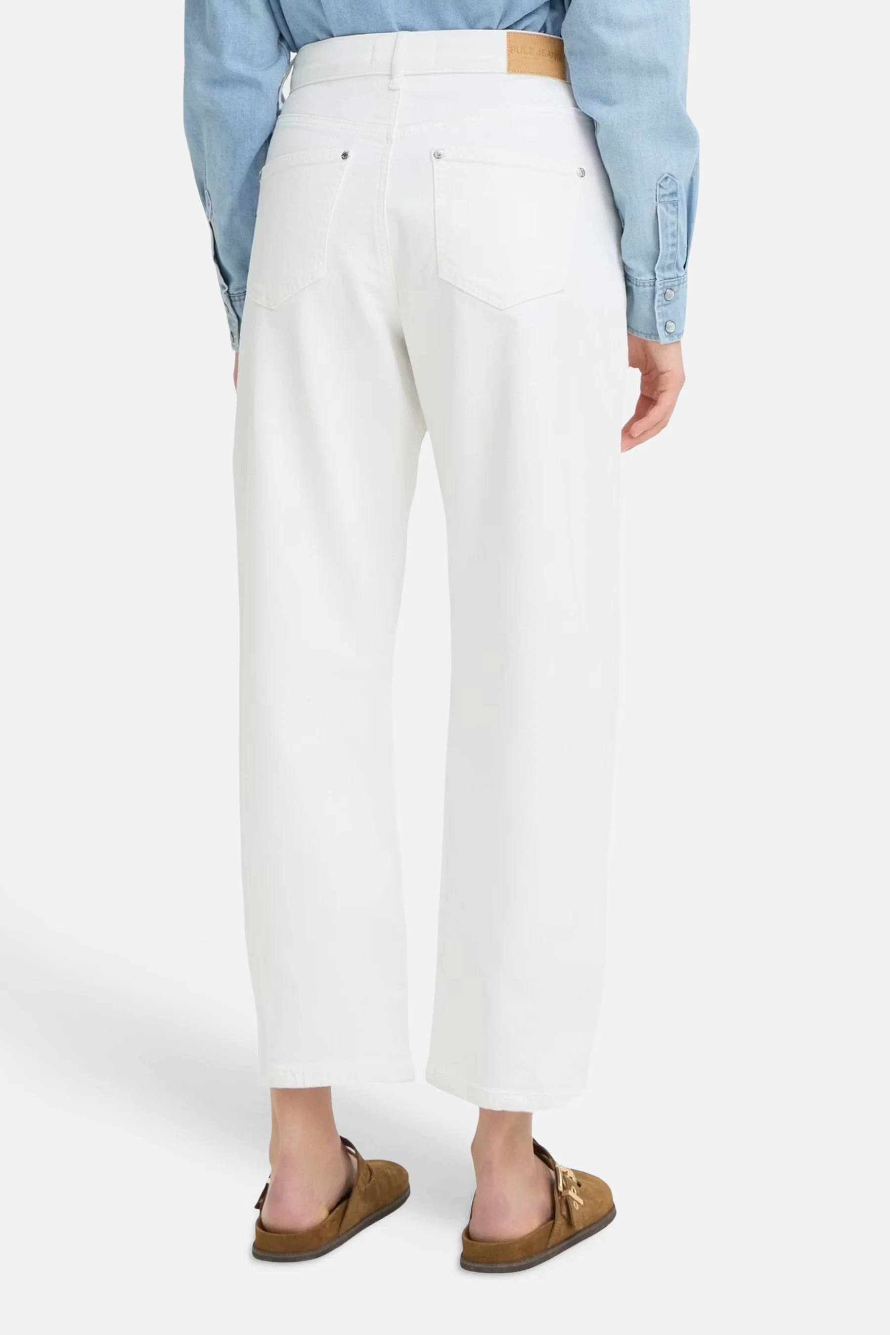 Jeans special fit white denim - PULZ - Image 3