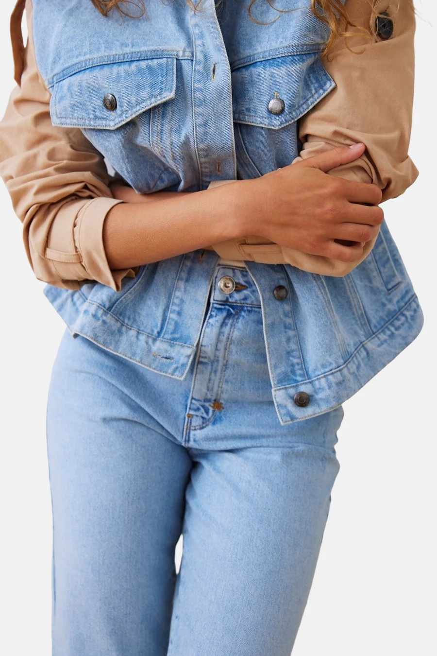 Jeansjas - Light blue denim - Image 3