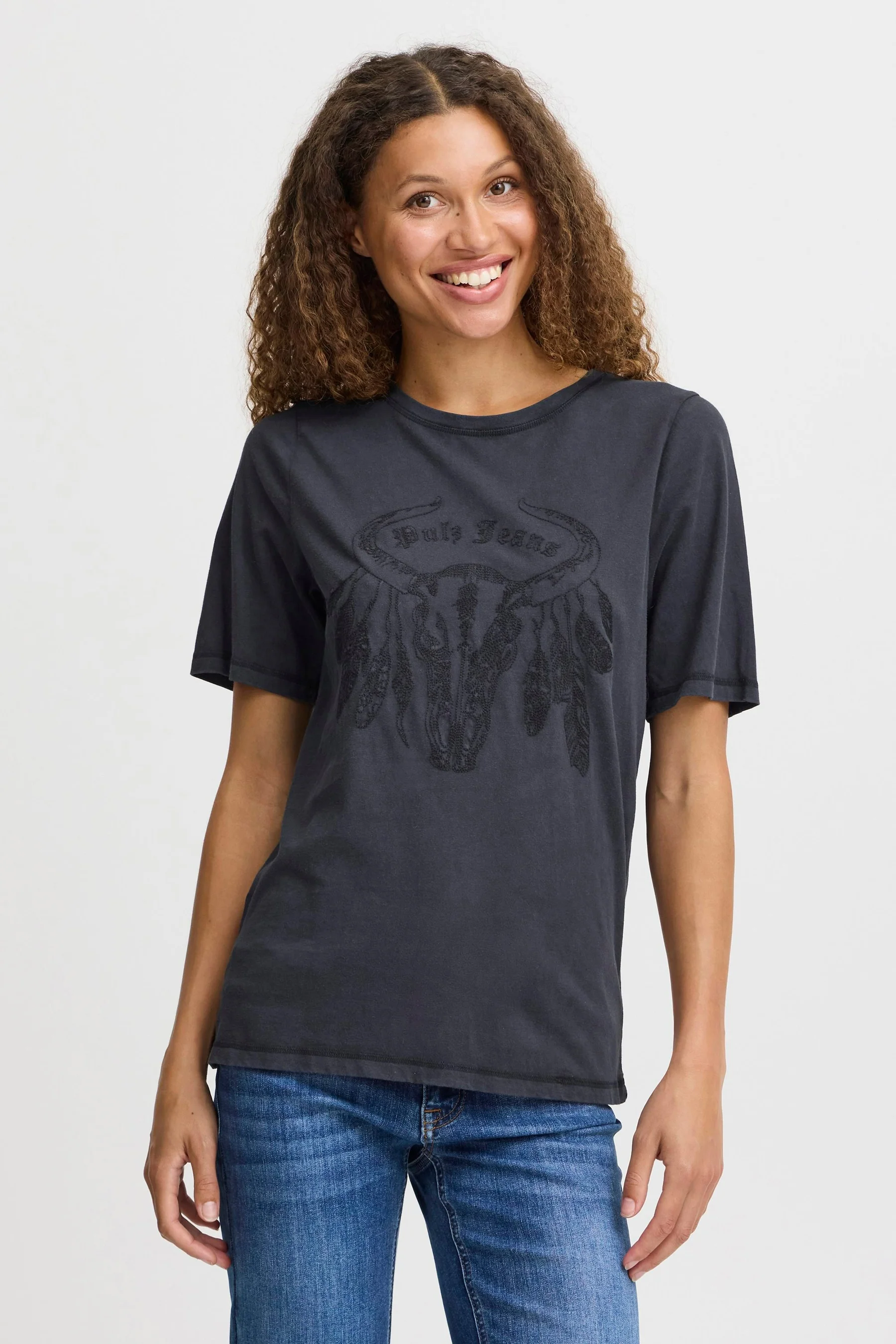 T-shirt met korte mouwen - zwart