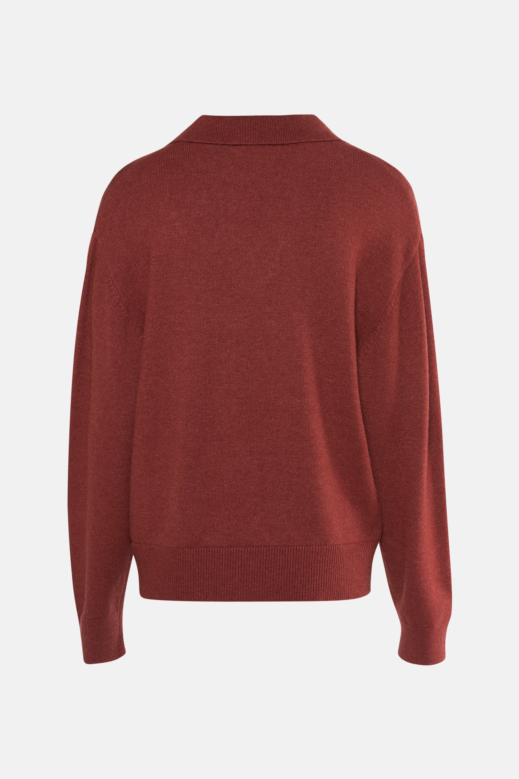 Pull met V-hals - rood - Image 2