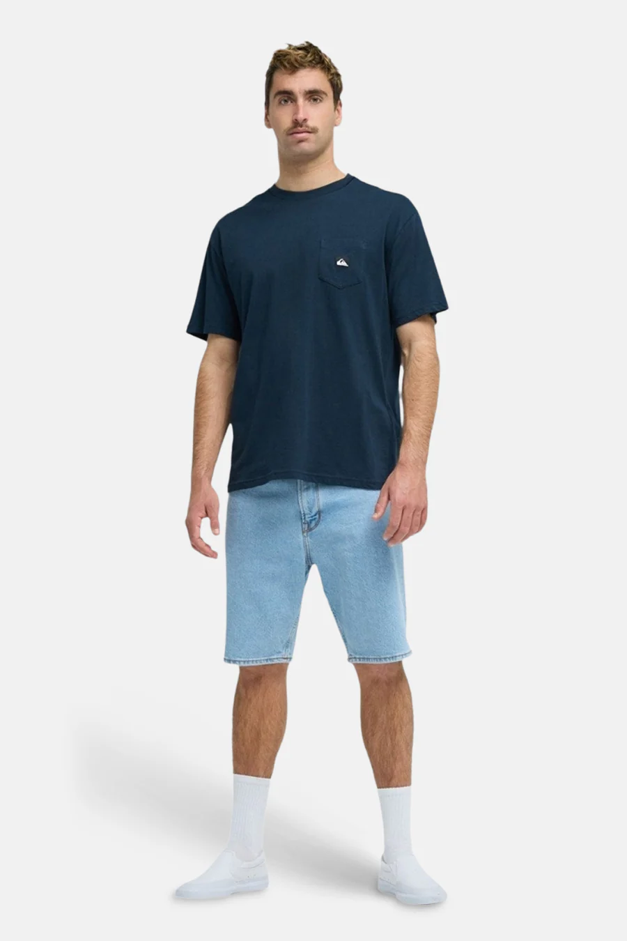 Short - light blue denim - Image 2