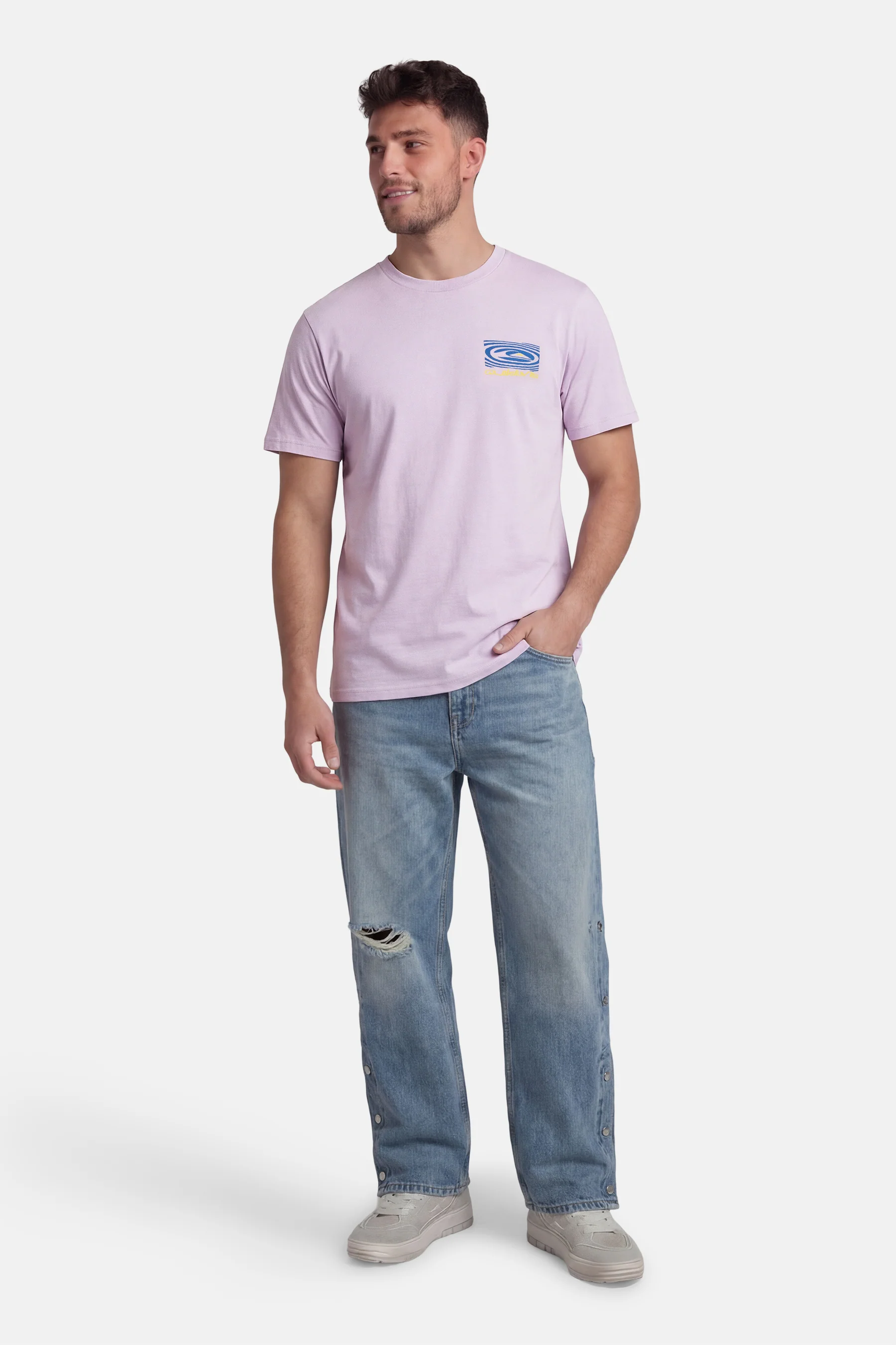 T-shirt met korte mouwen - paars - Image 3