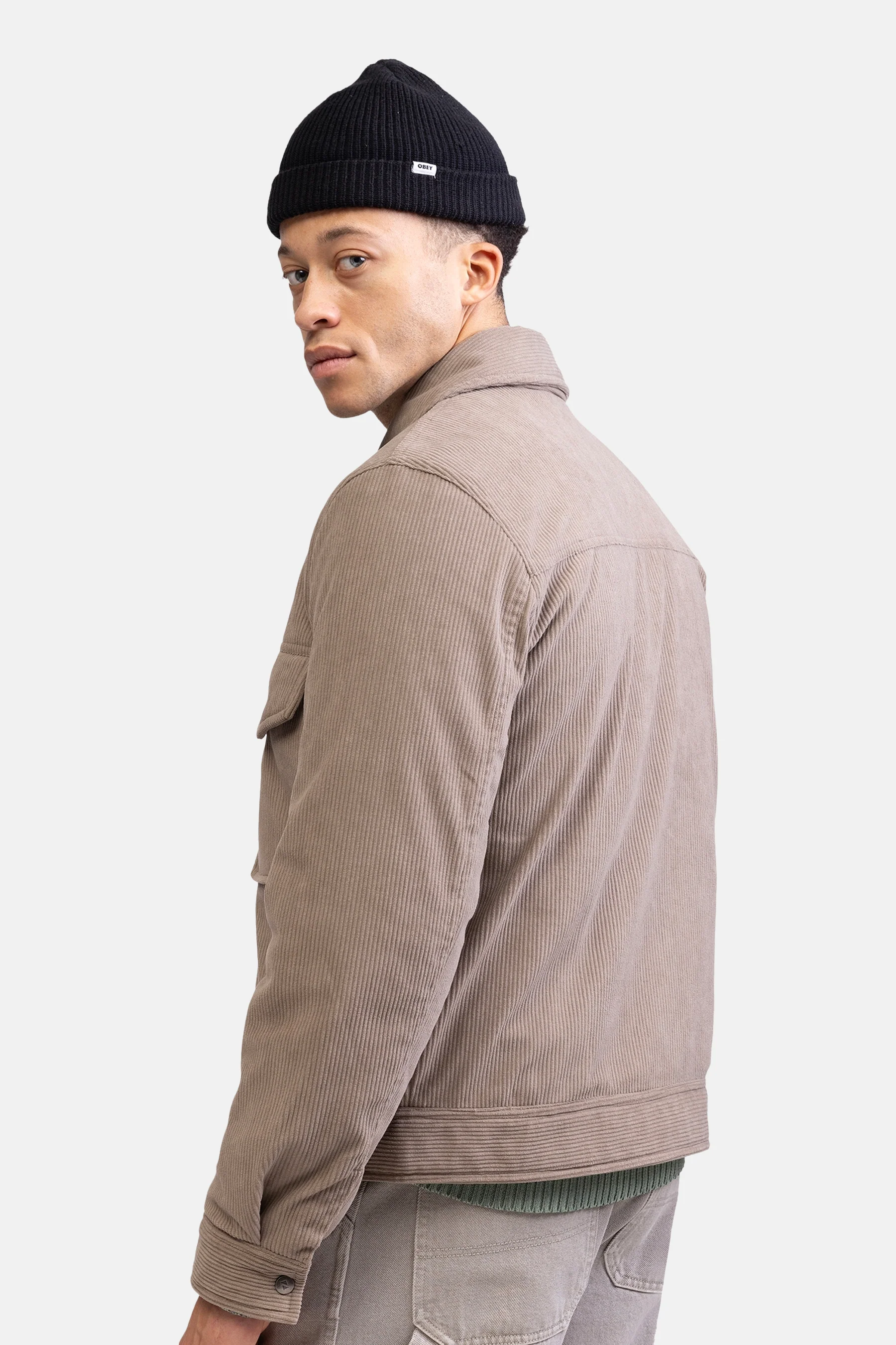 Korte jas - beige - Image 4