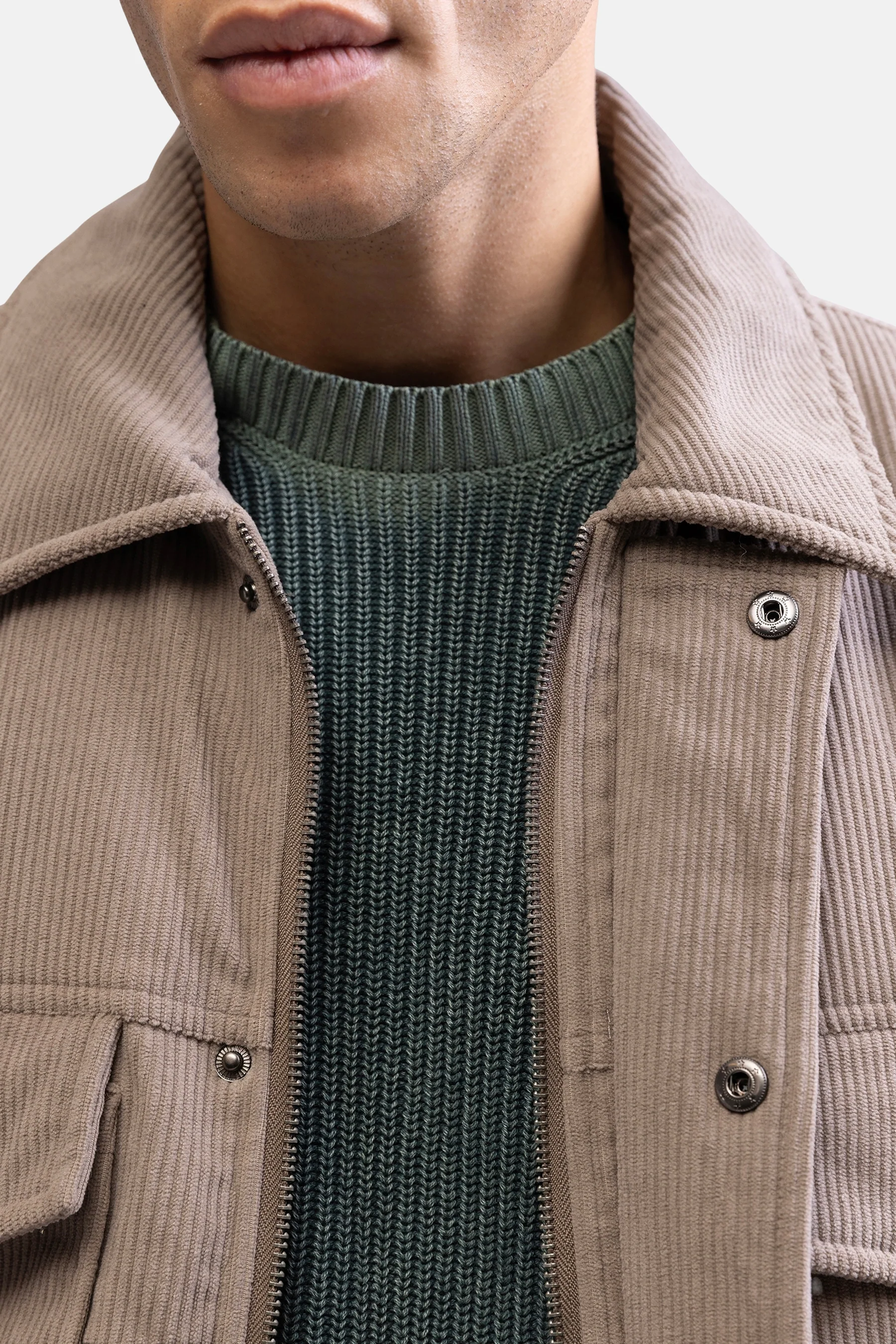 Korte jas - beige - Image 5