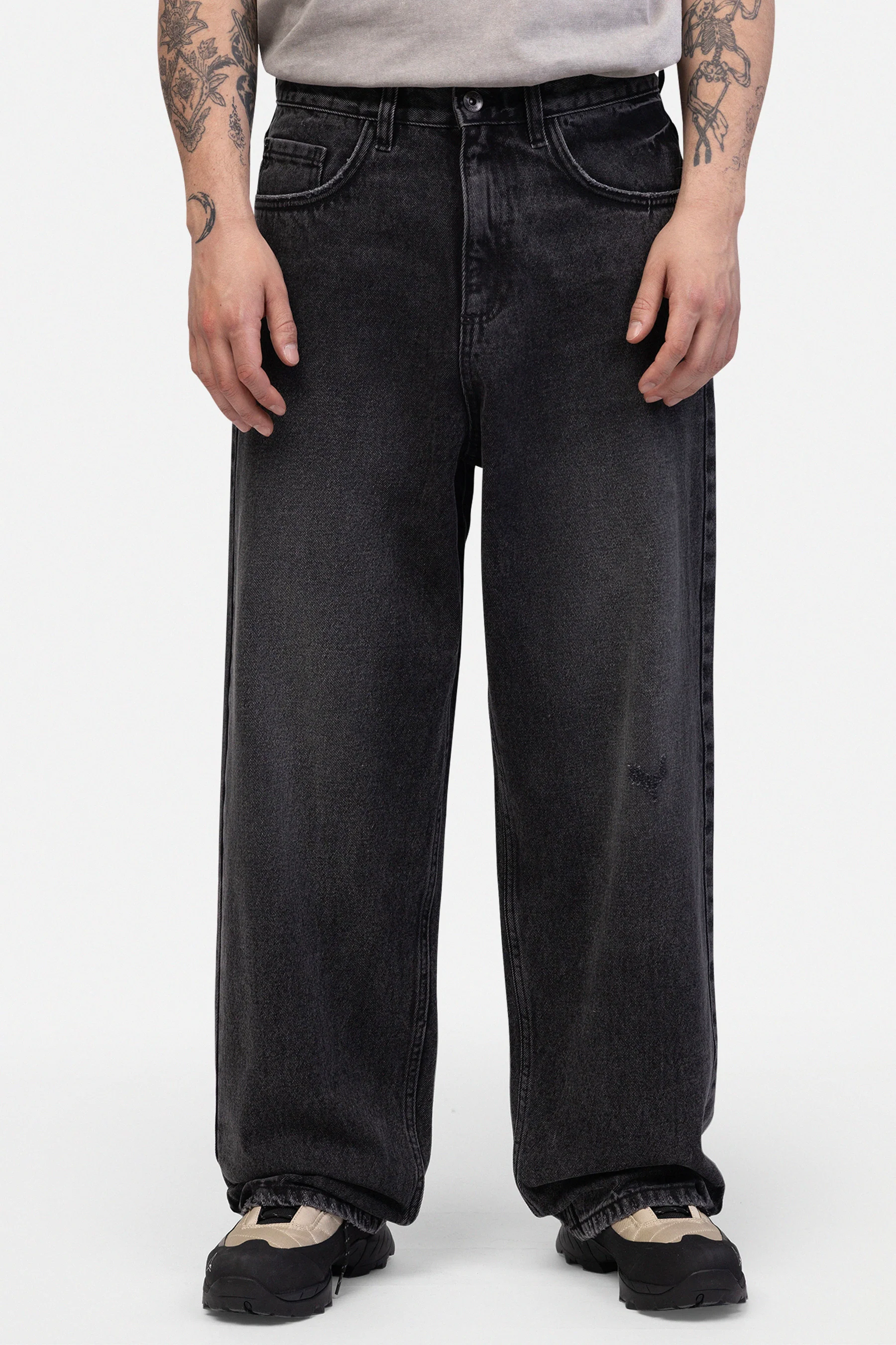 KINGSTON - dark grey denim