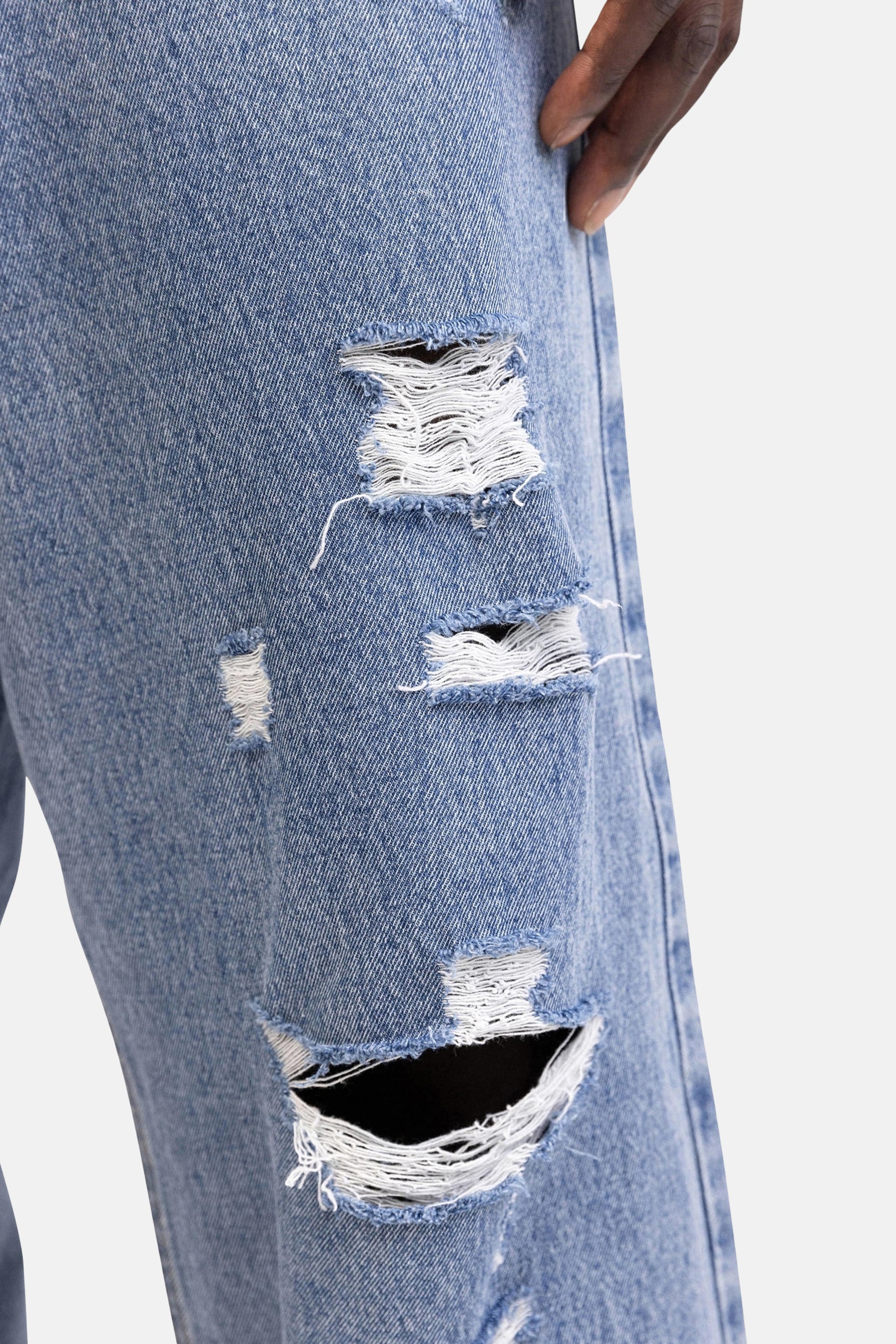 Jeans wide light blue denim - REDEFINED REBEL - Image 4