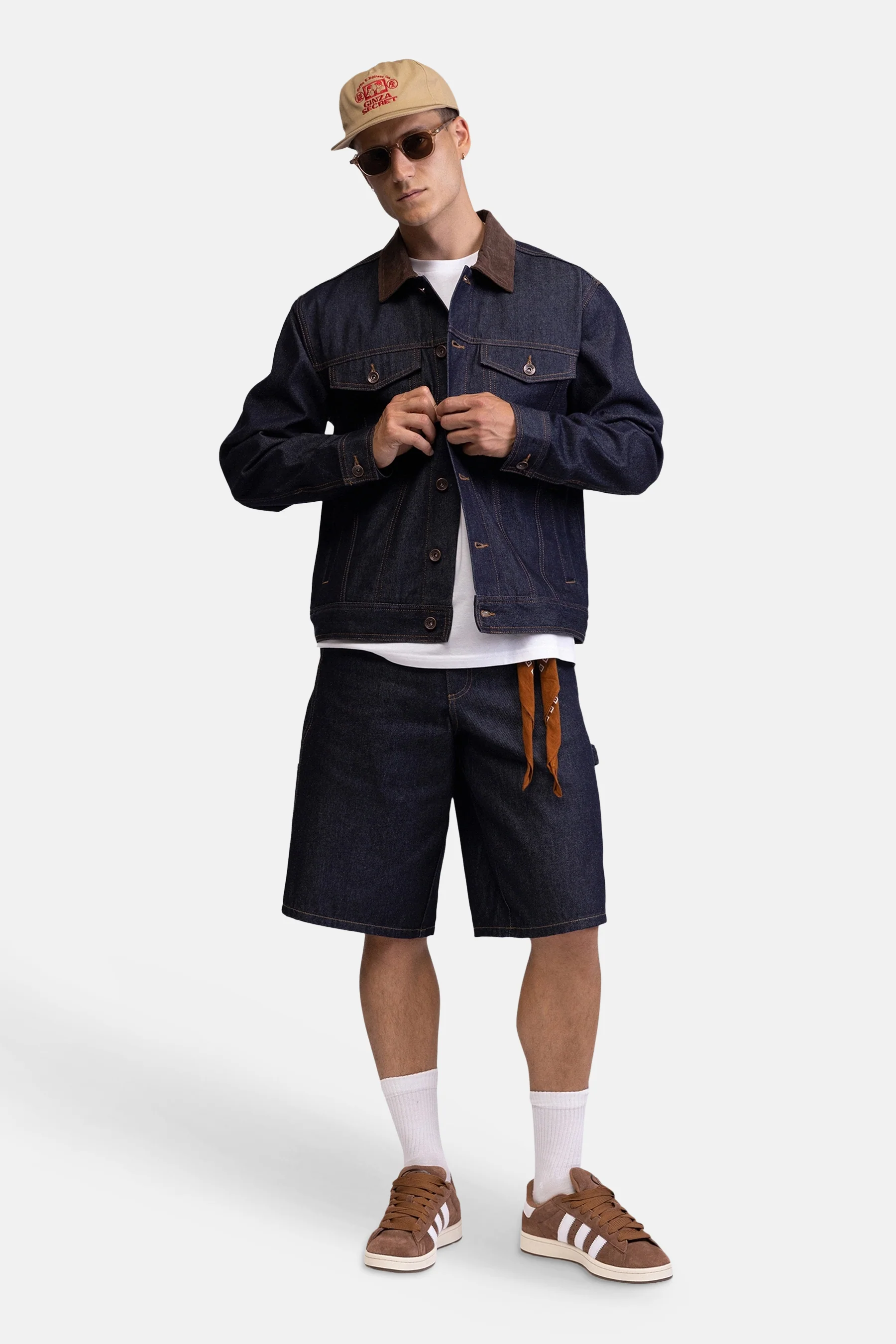 Jeansjas - dark blue denim - Image 2