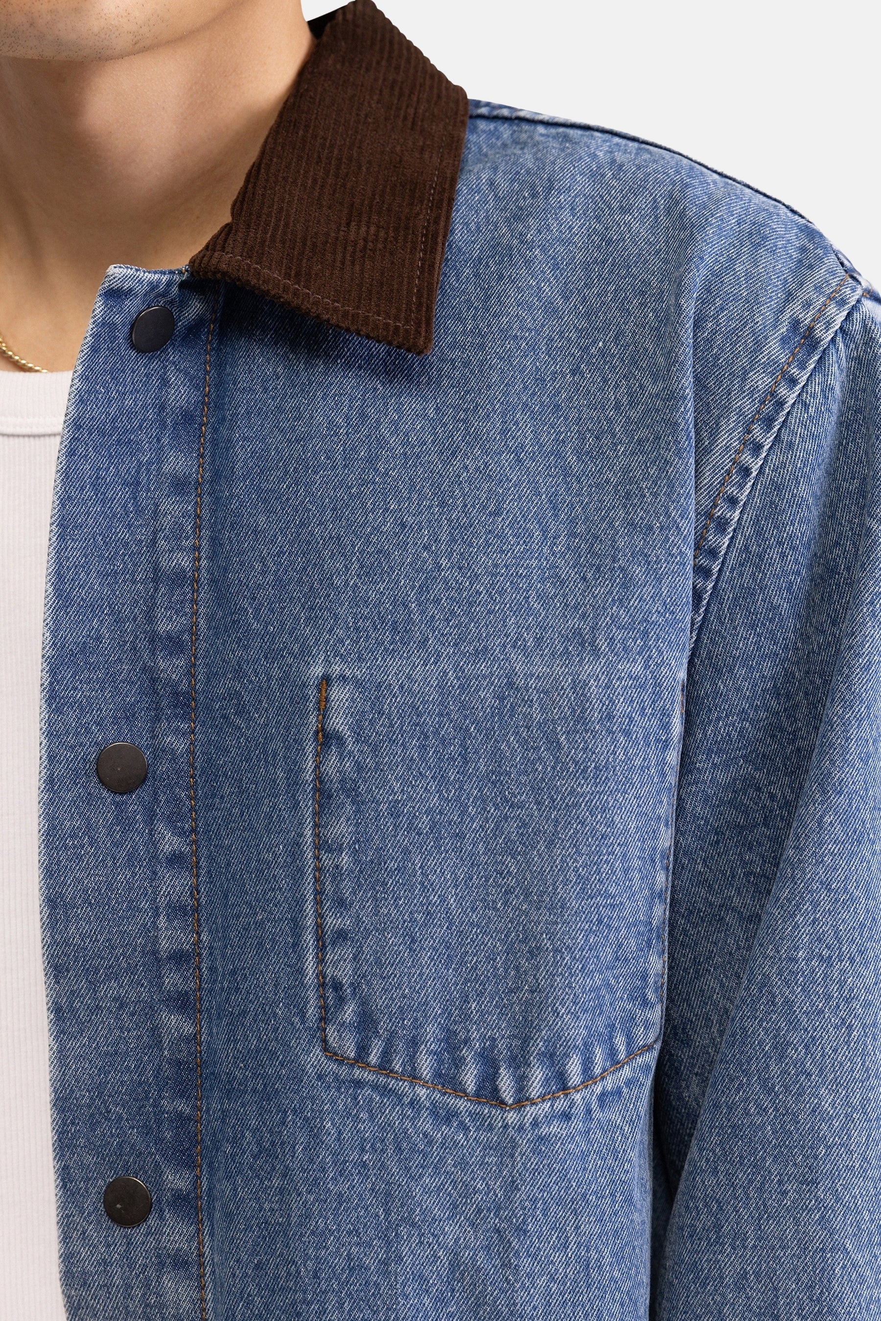 Jeansjas - mid blue denim - Image 3