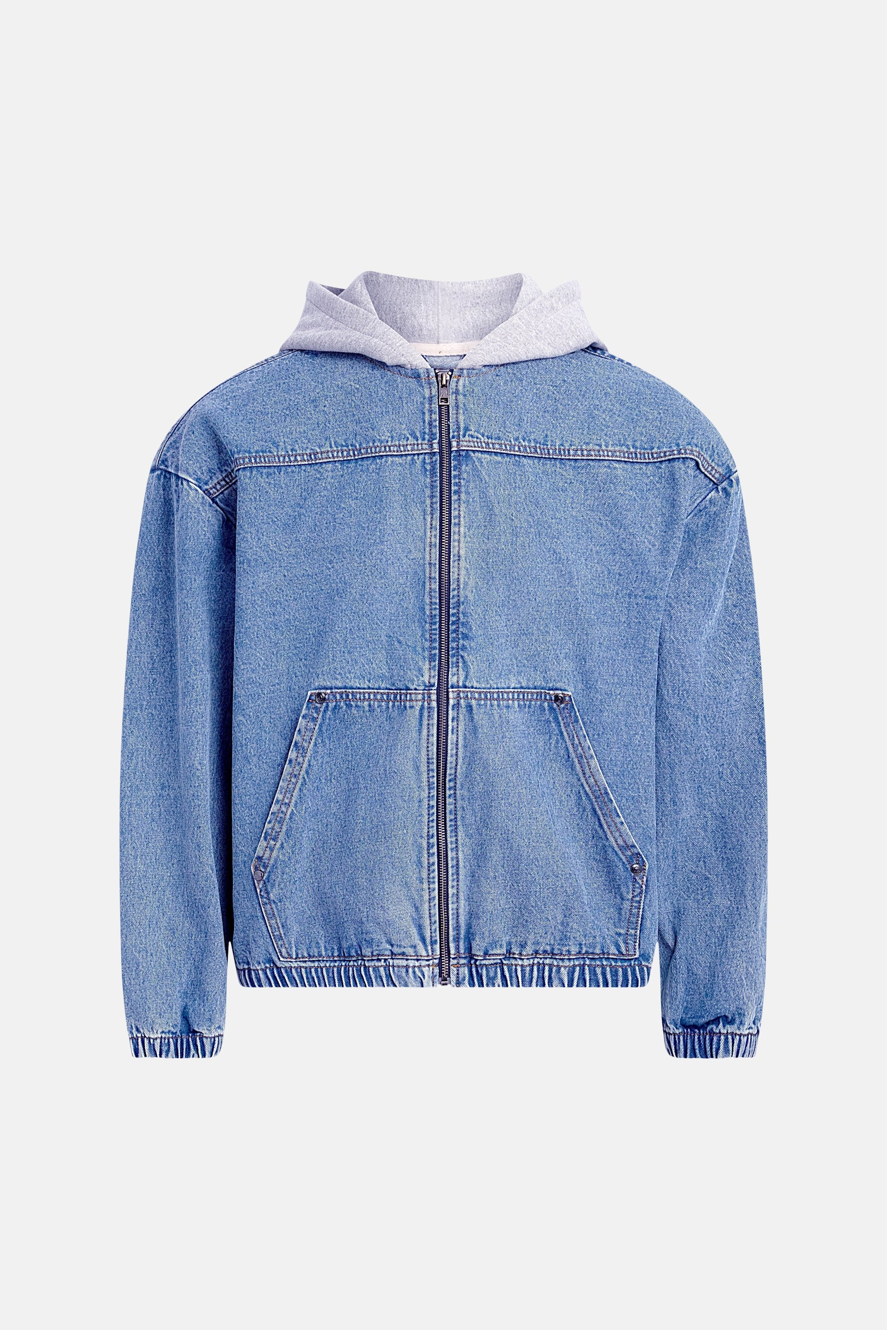 Jeansjas - mid blue denim