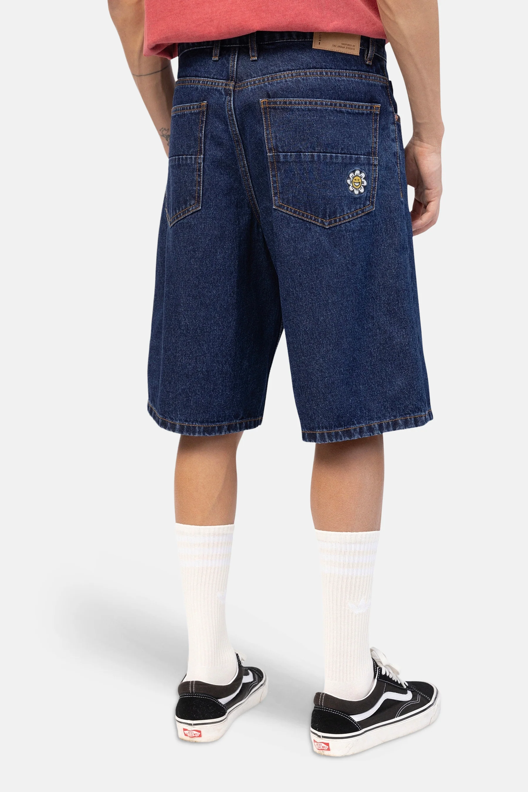 Short - dark blue denim - Image 4