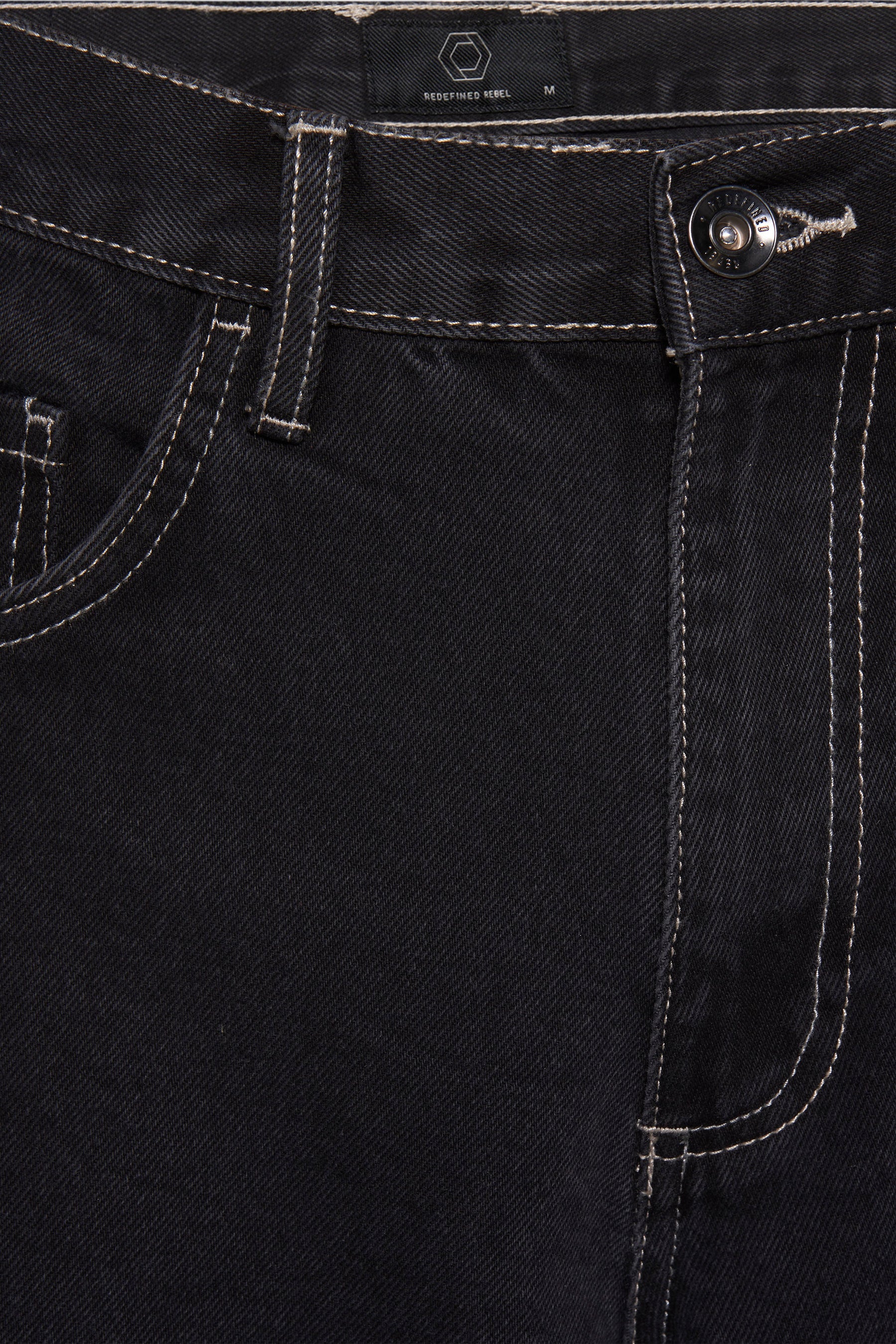 Short - dark grey denim - Image 7