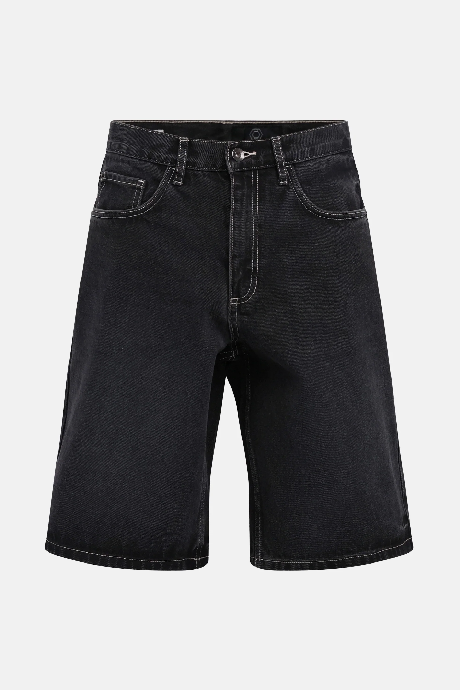 Short - dark grey denim - Image 8