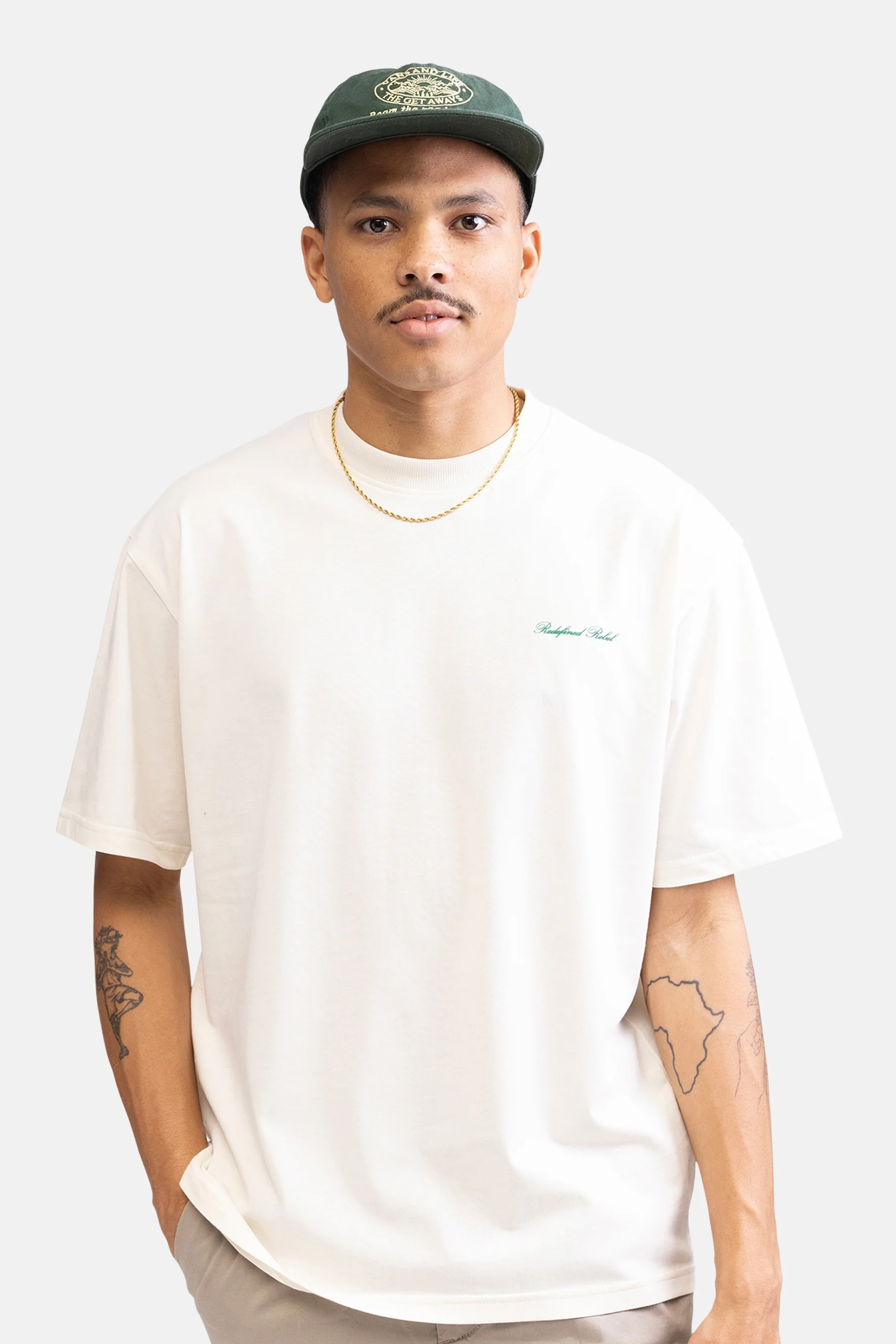 T-shirt met korte mouwen - ecru