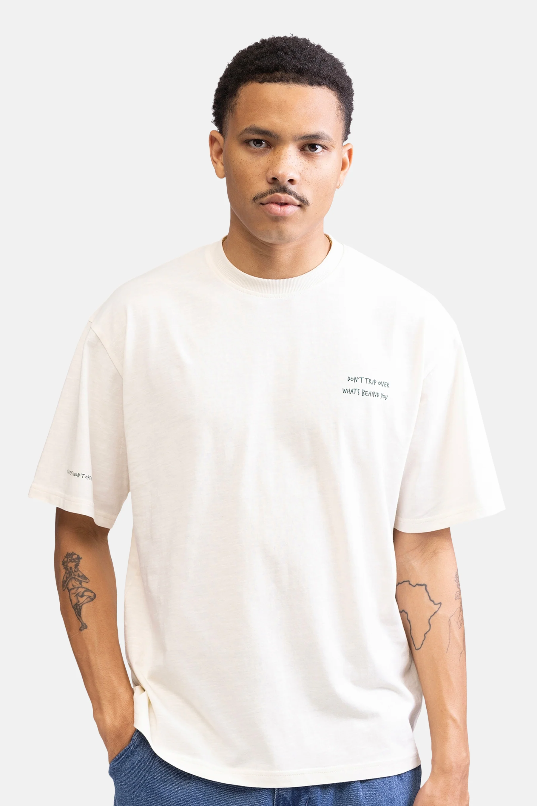 T-shirt met korte mouwen - ecru - Image 2