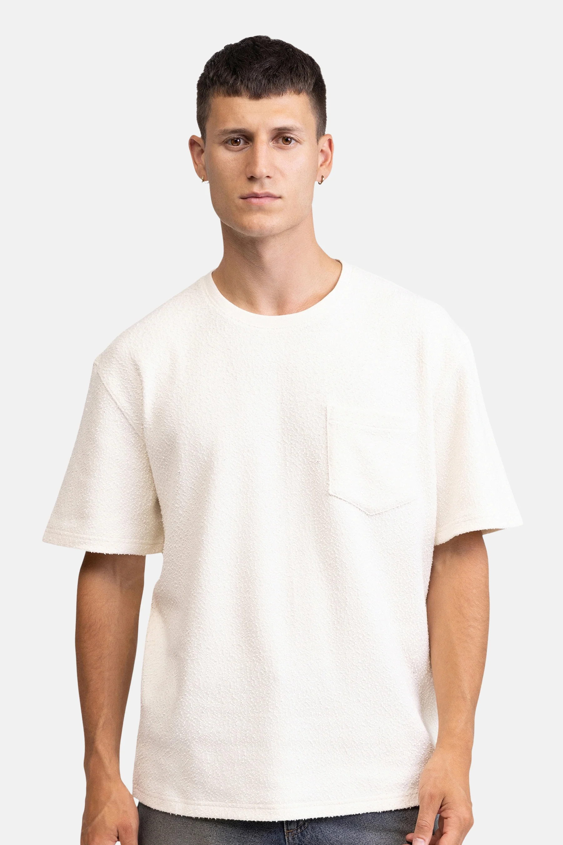 T-shirt met korte mouwen - ecru