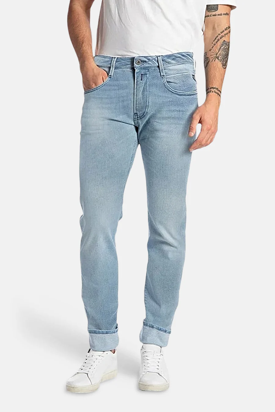 ANBASS - light blue denim