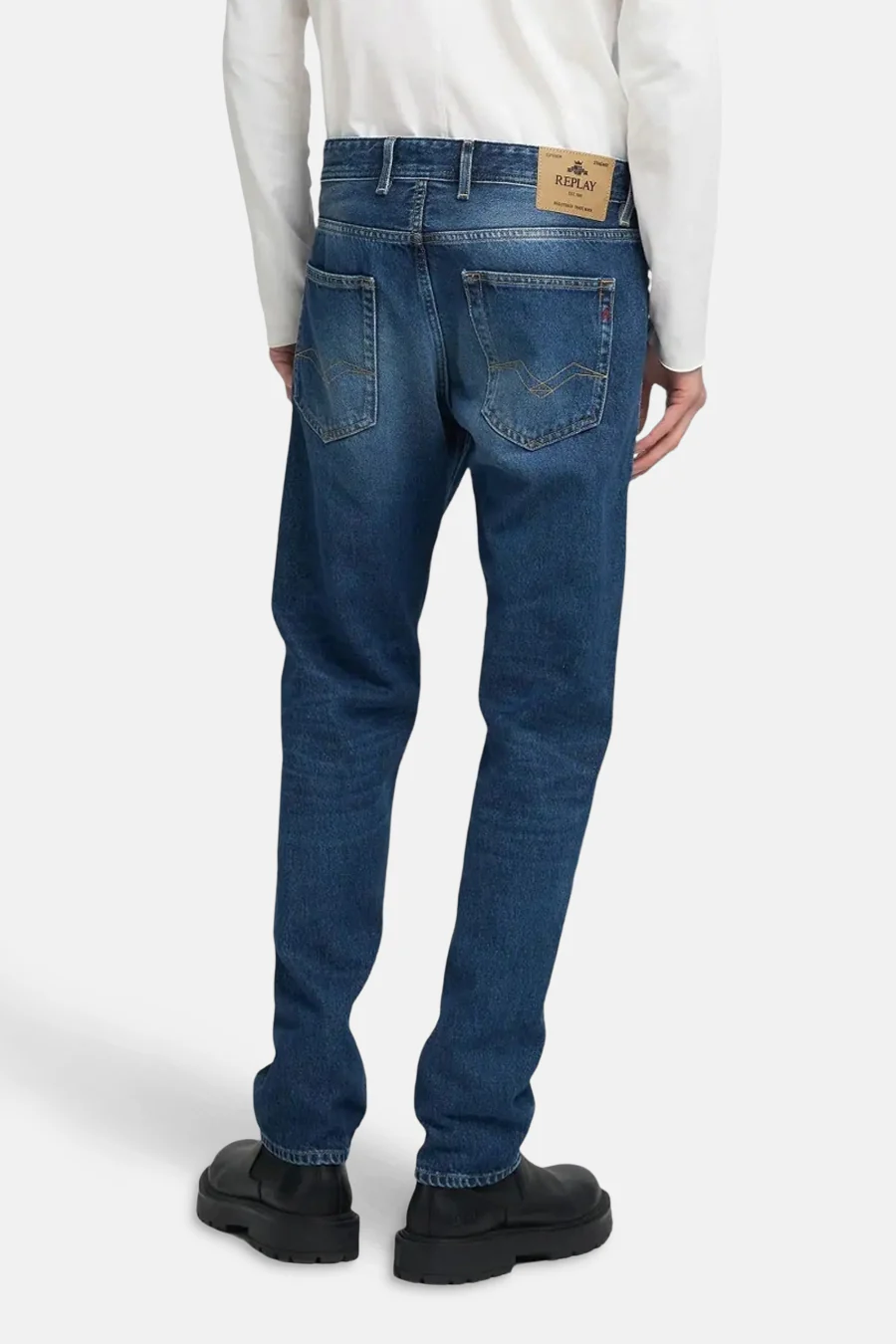 GROVER - Mid blue denim - Image 3