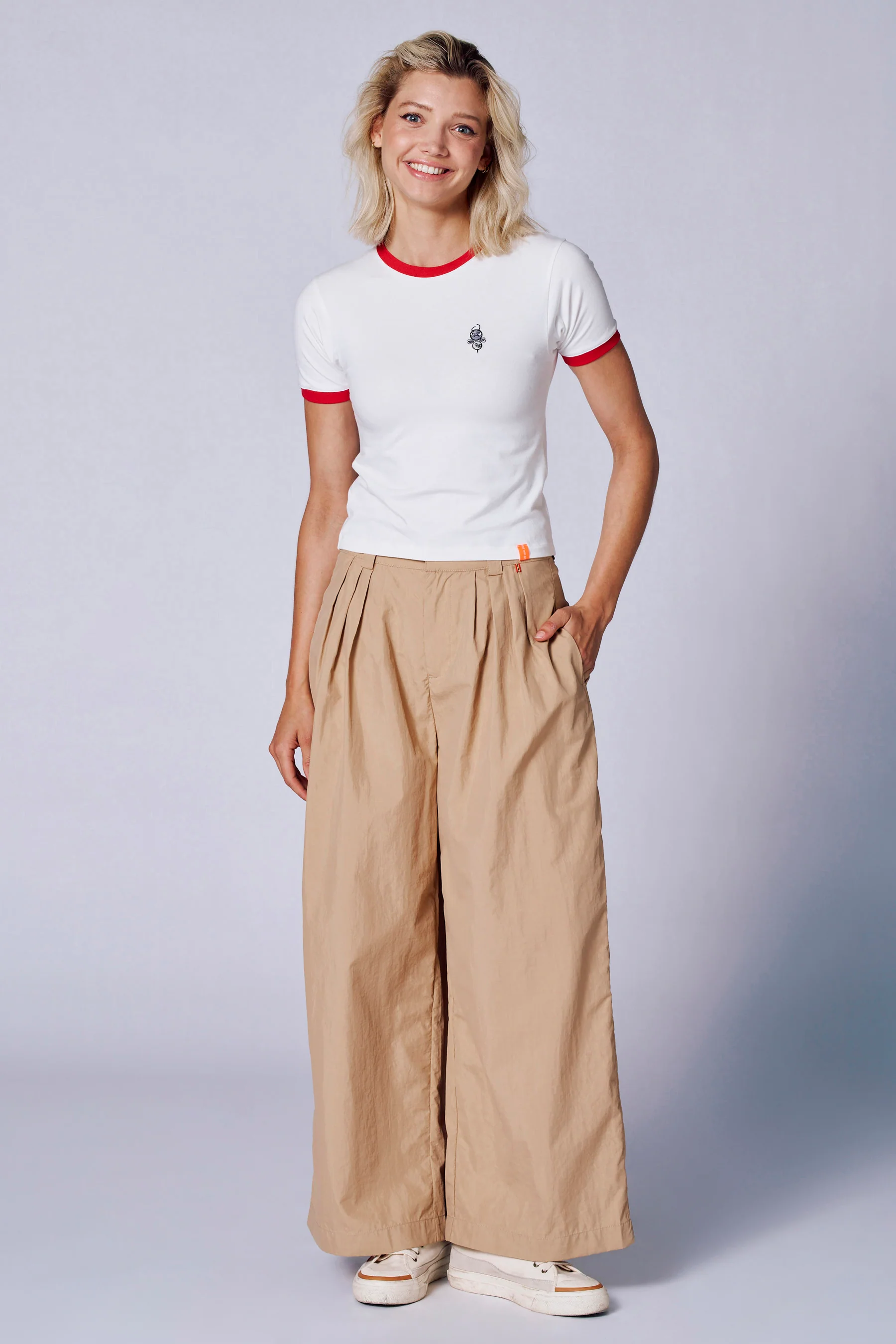 T-shirt met korte mouwen - ecru - Image 2