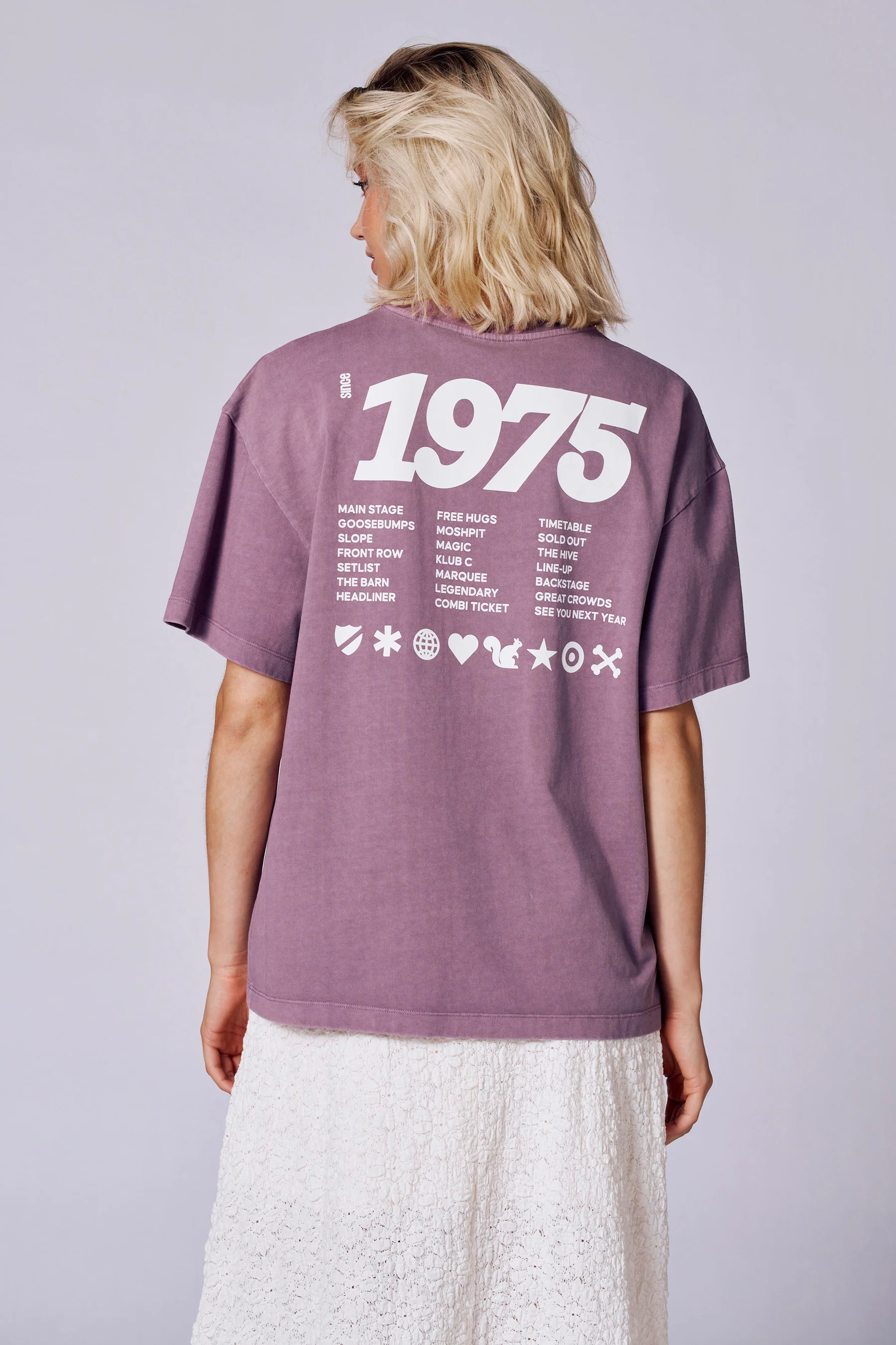 T-shirt met korte mouwen - paars