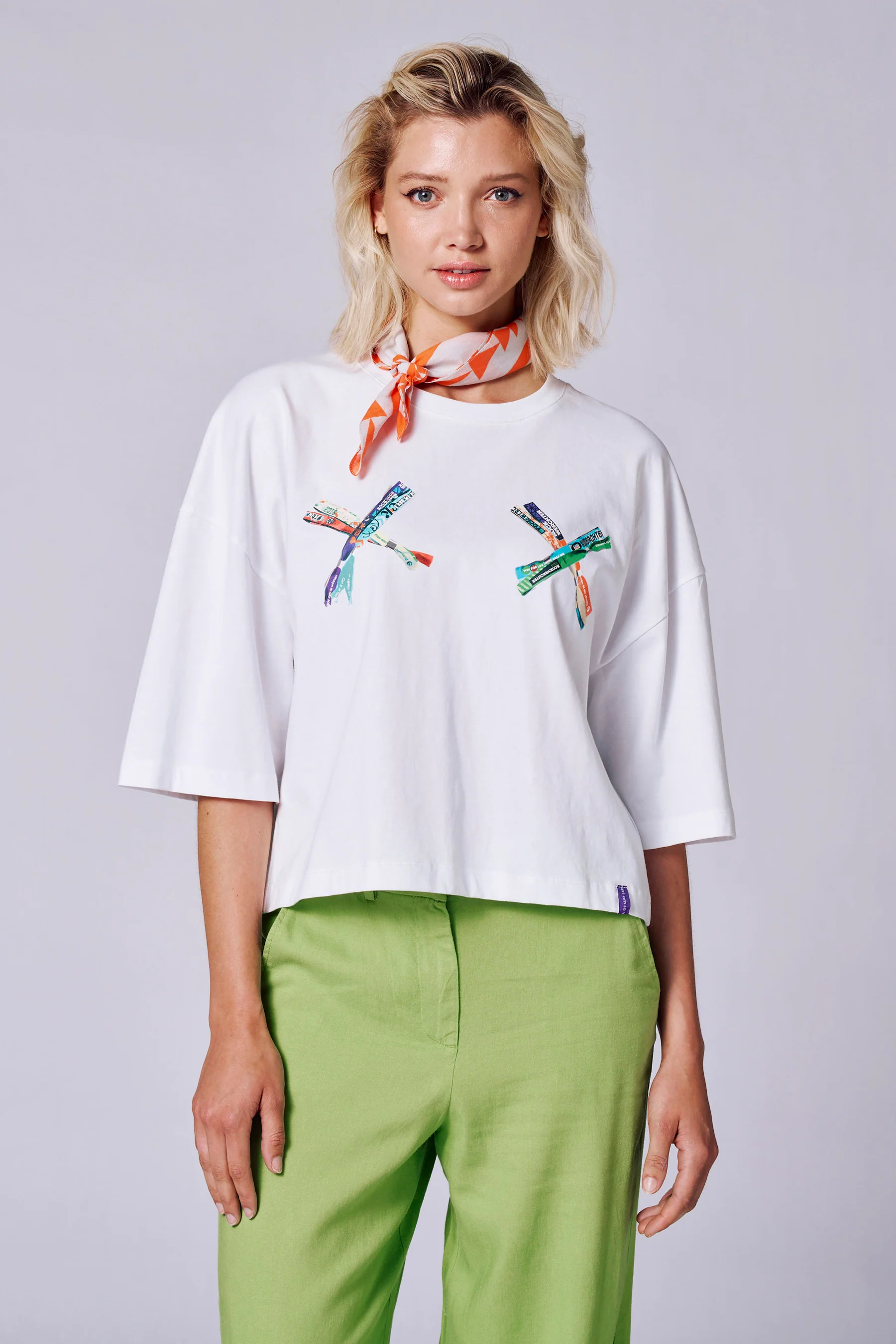 T-shirt met korte mouwen - wit - Image 3