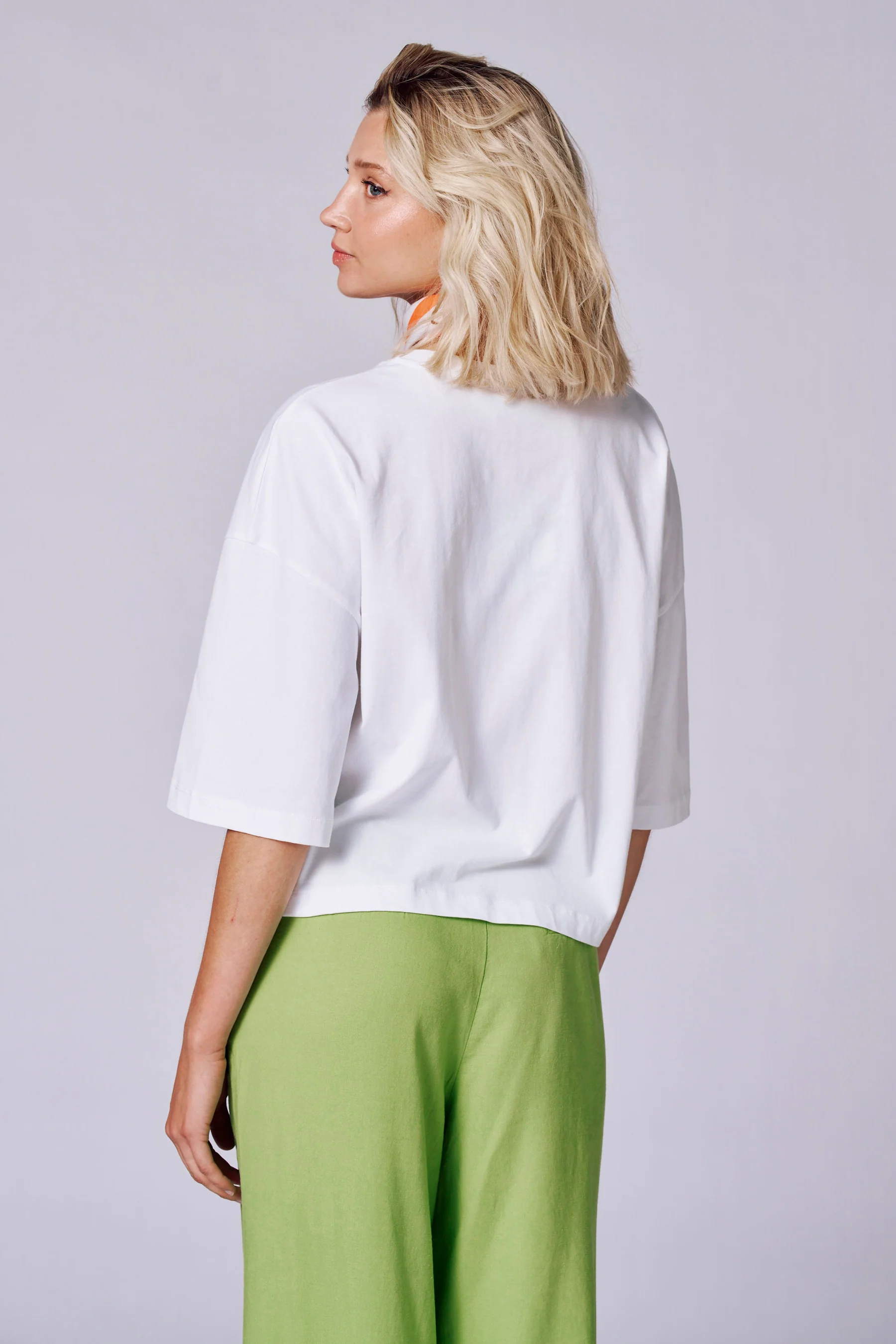 T-shirt met korte mouwen - wit - Image 4