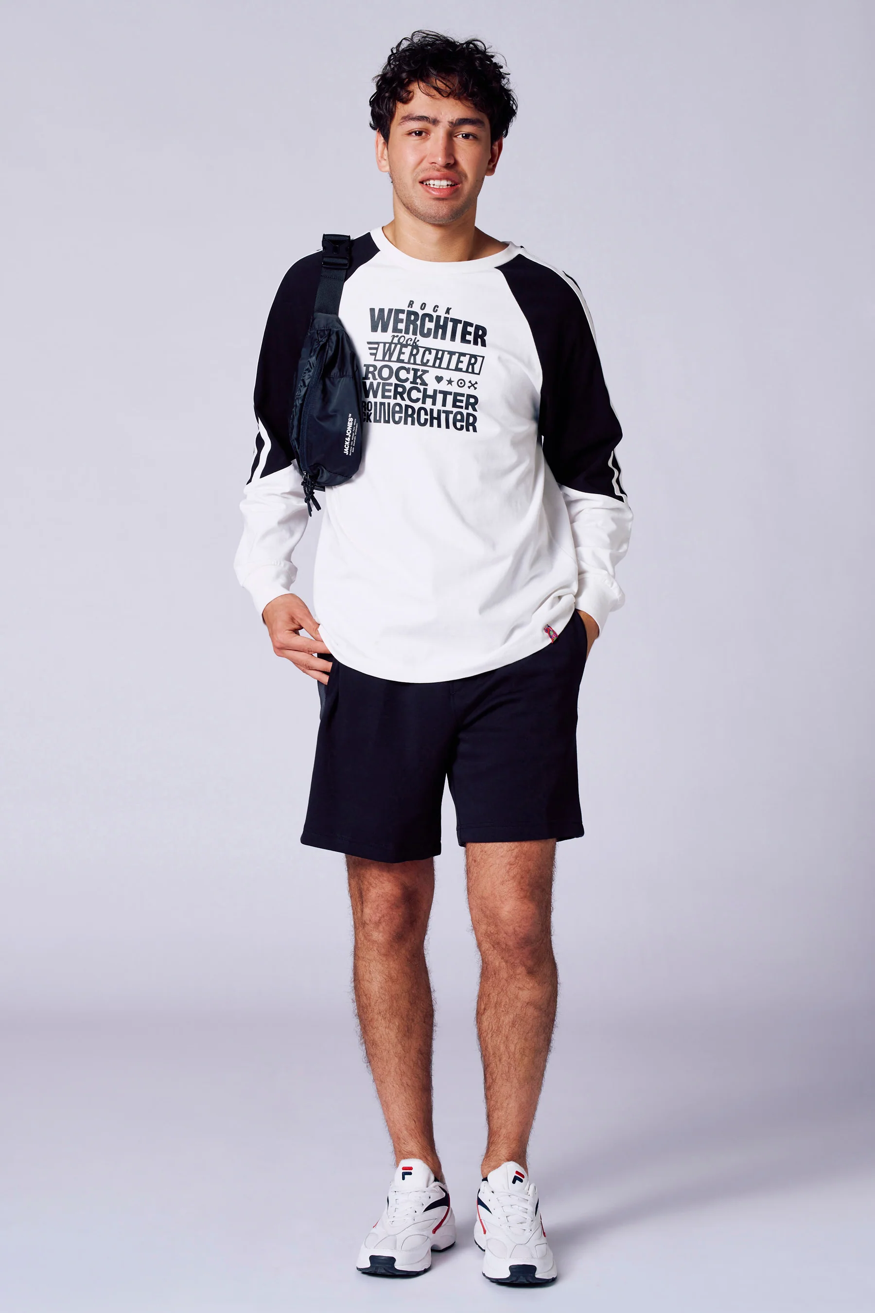 T-shirt met lange mouwen - Wit - Image 2