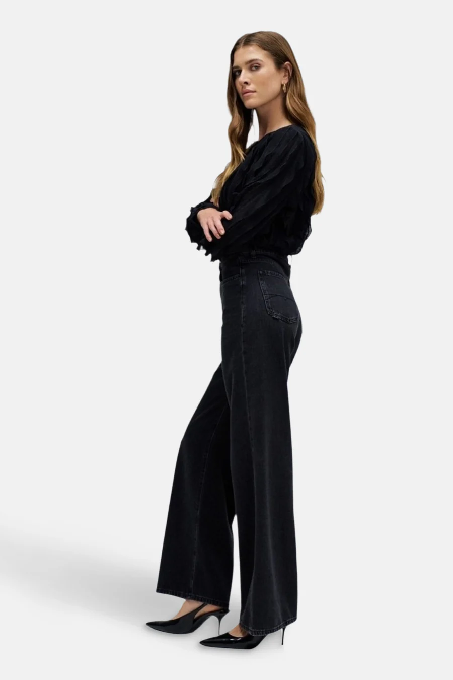 TRUE WIDE - dark grey denim - Image 2