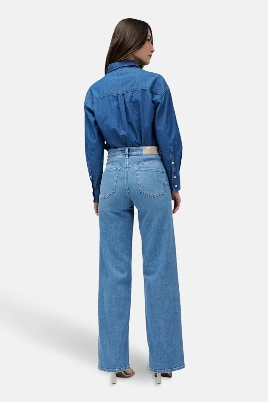 Jeans wide light blue denim - Salsa Jeans® - Image 2