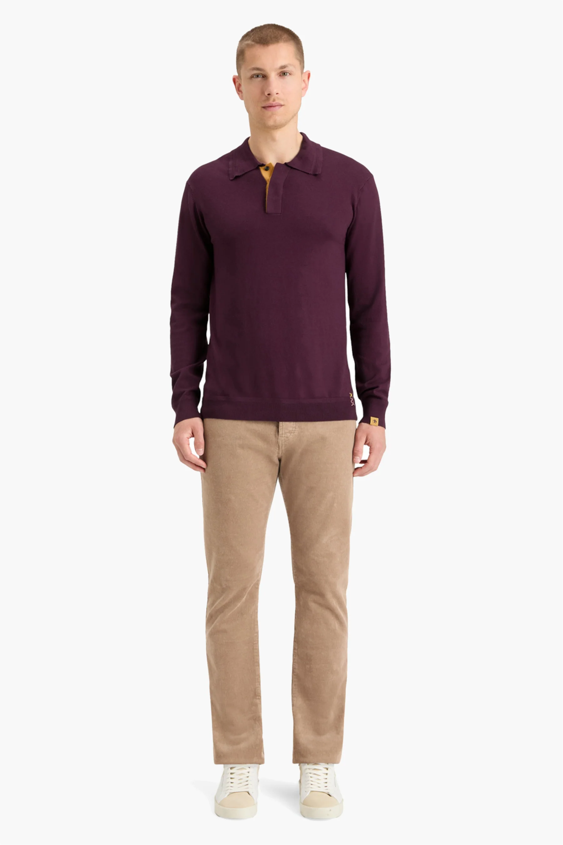 Pull met ronde hals - paars - Image 2