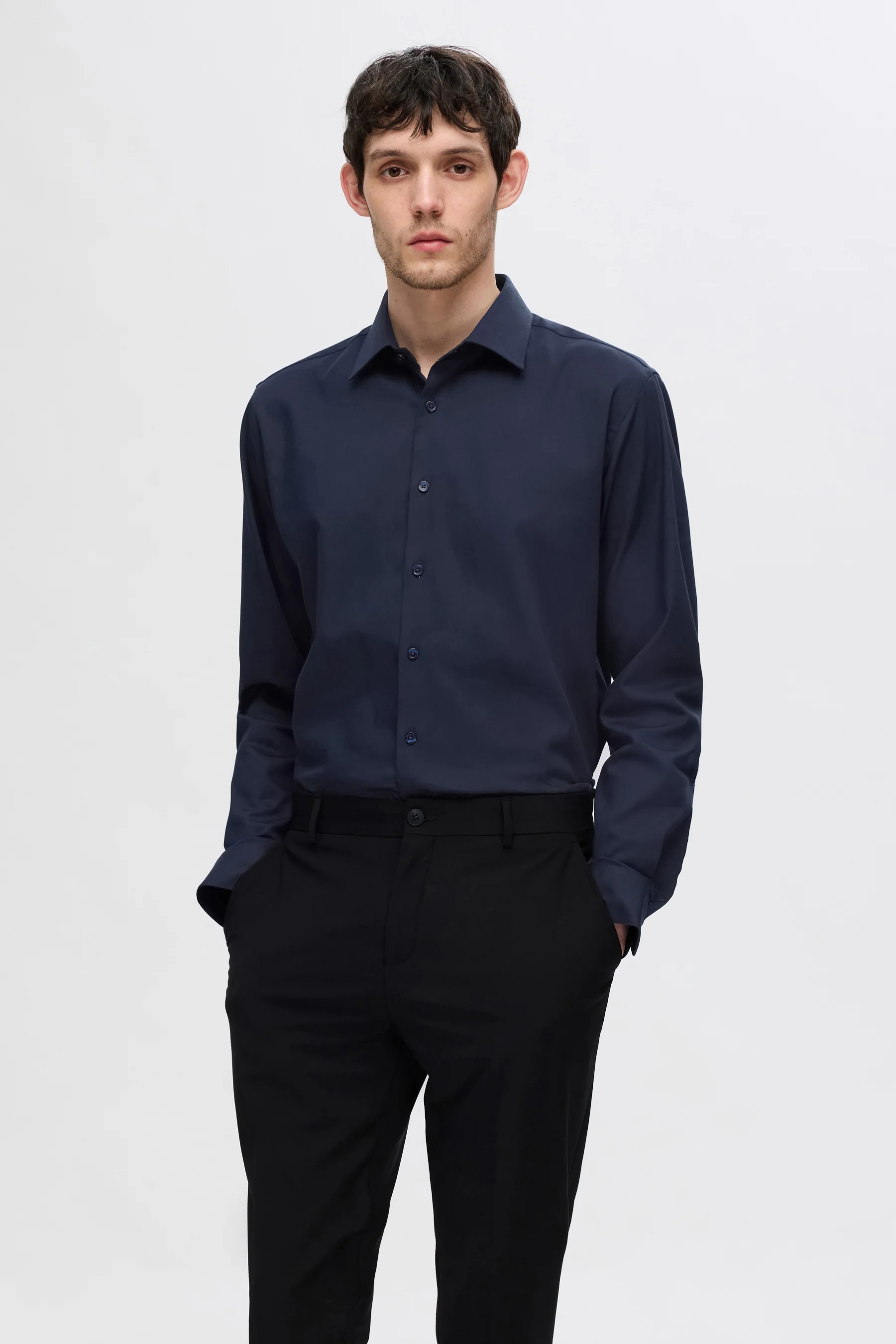 Hemd met lange mouwen - blauw - Image 5