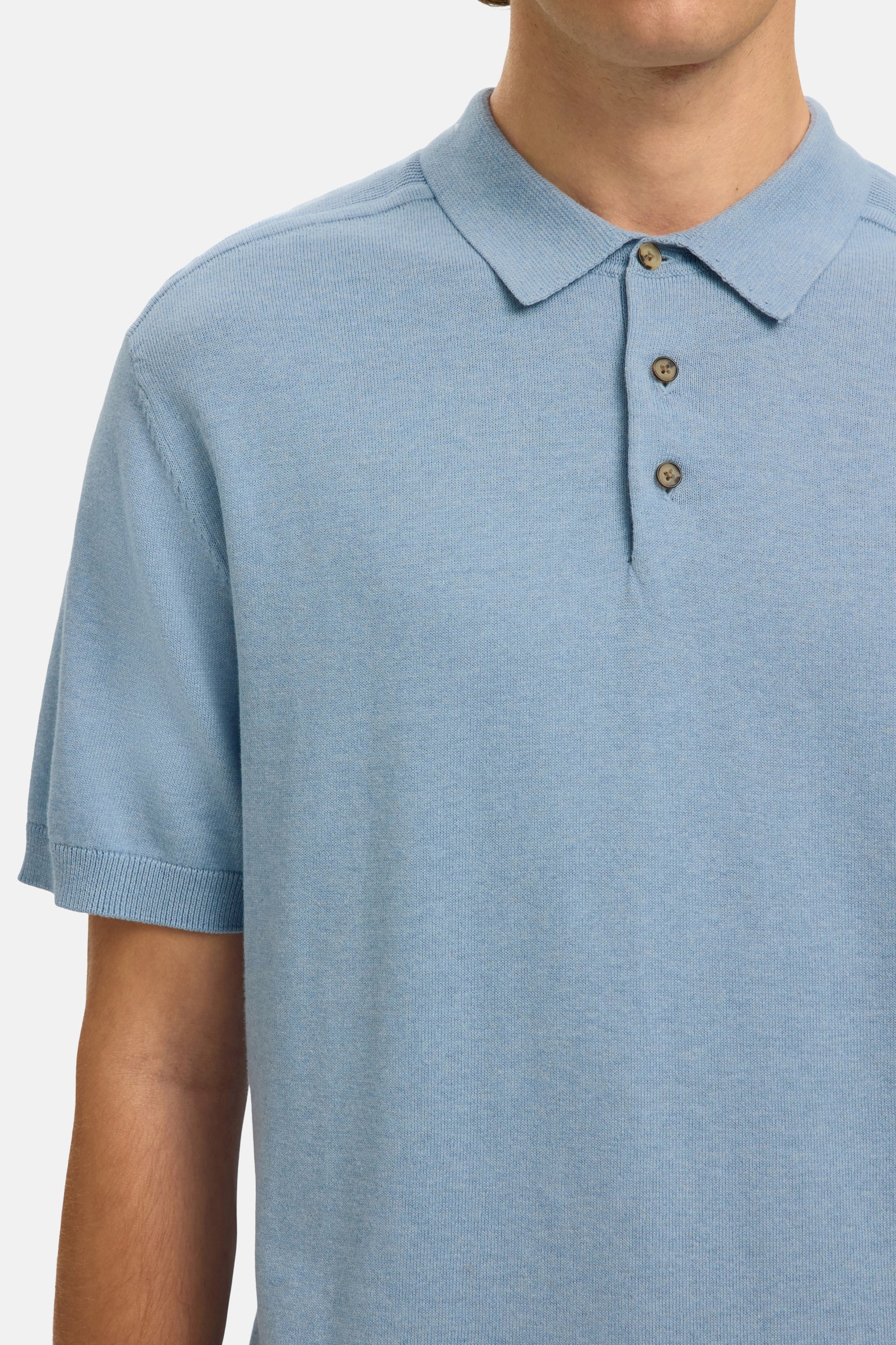 Polo met korte mouwen - blauw - Image 4