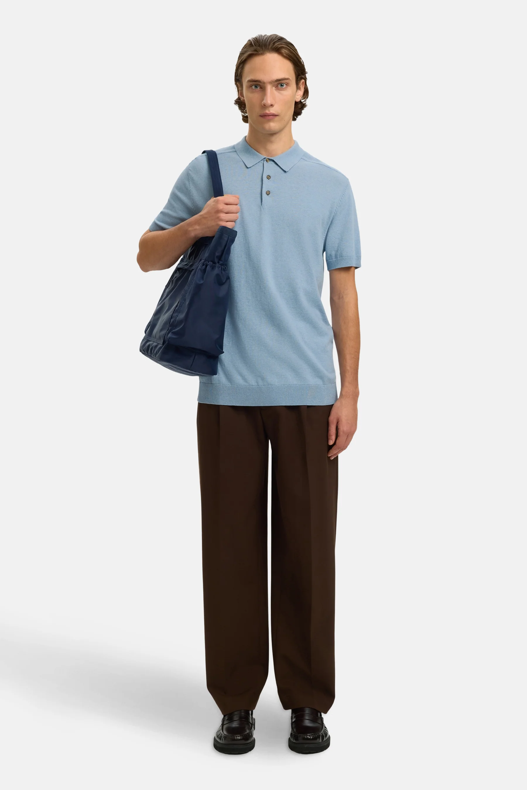 Polo met korte mouwen - blauw - Image 5