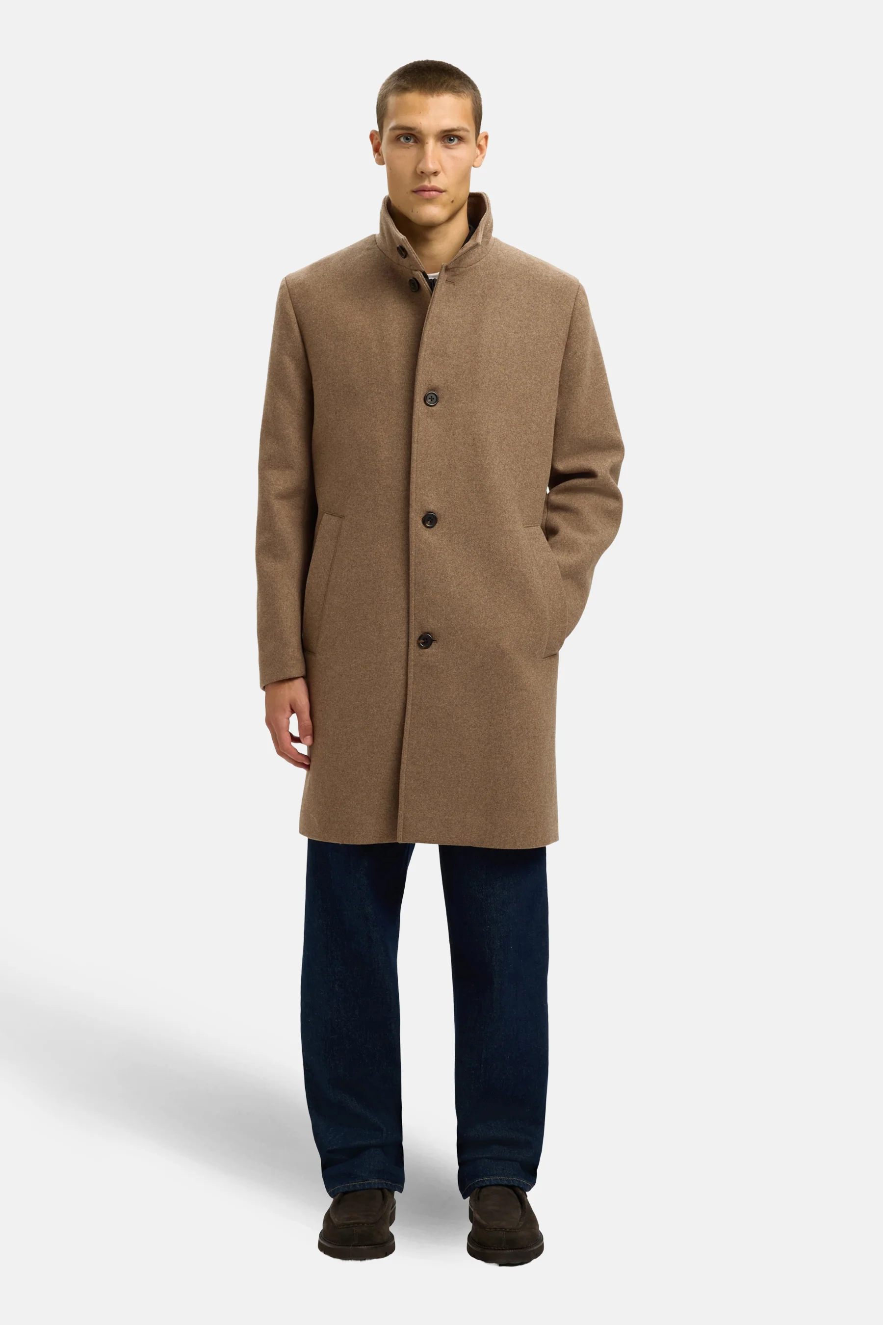 Lange jas - bruin - Image 2