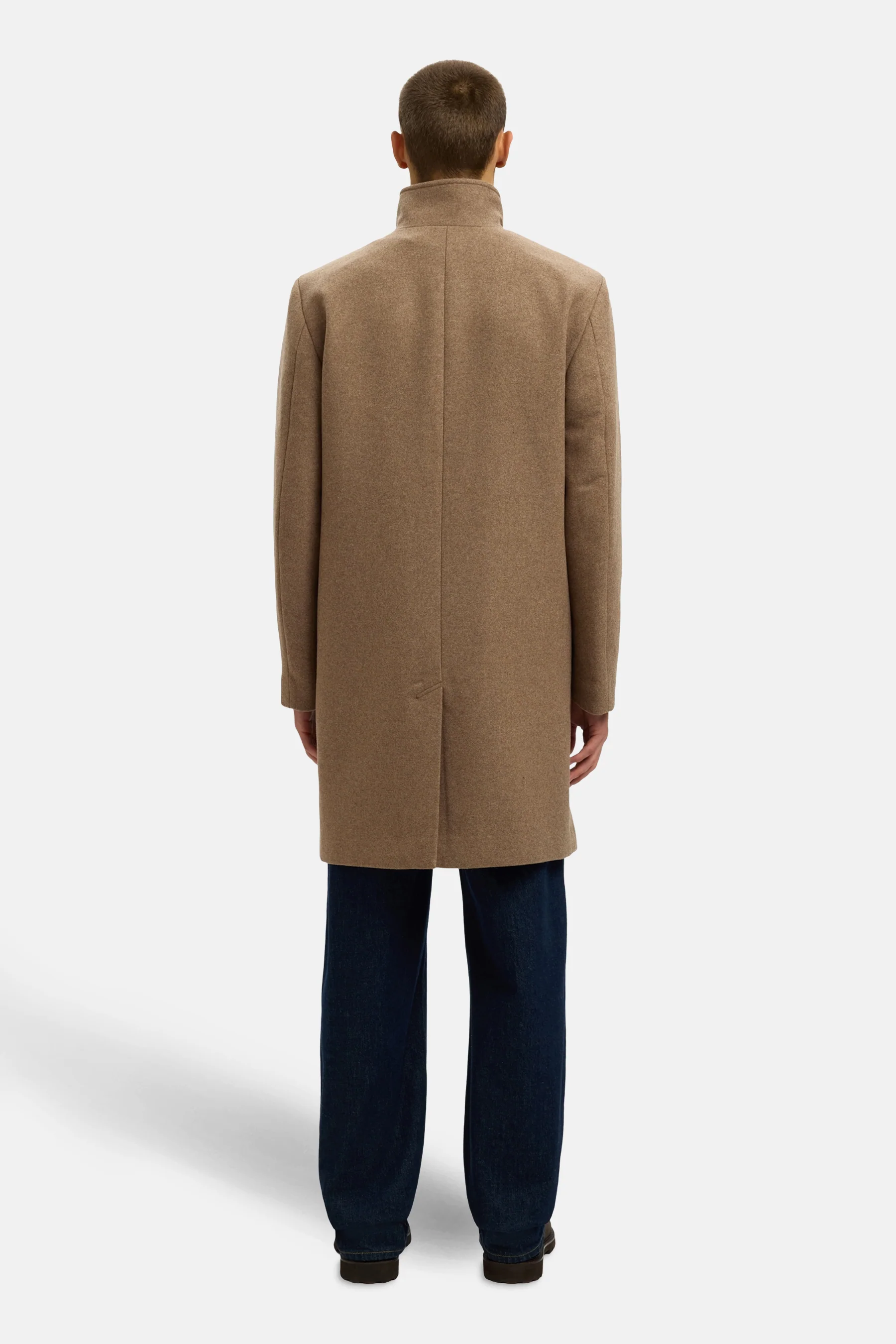 Lange jas - bruin - Image 3