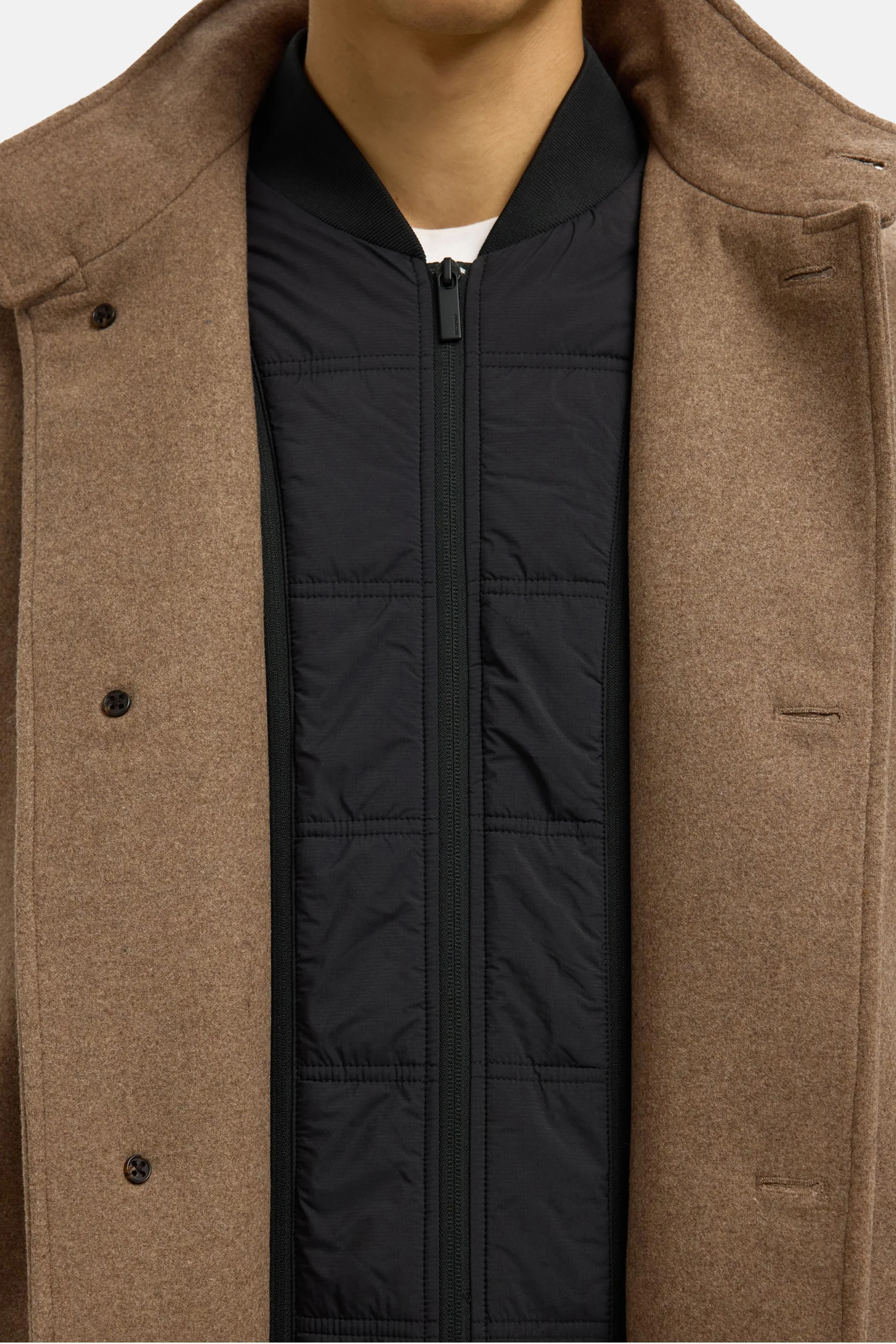 Lange jas - bruin - Image 4